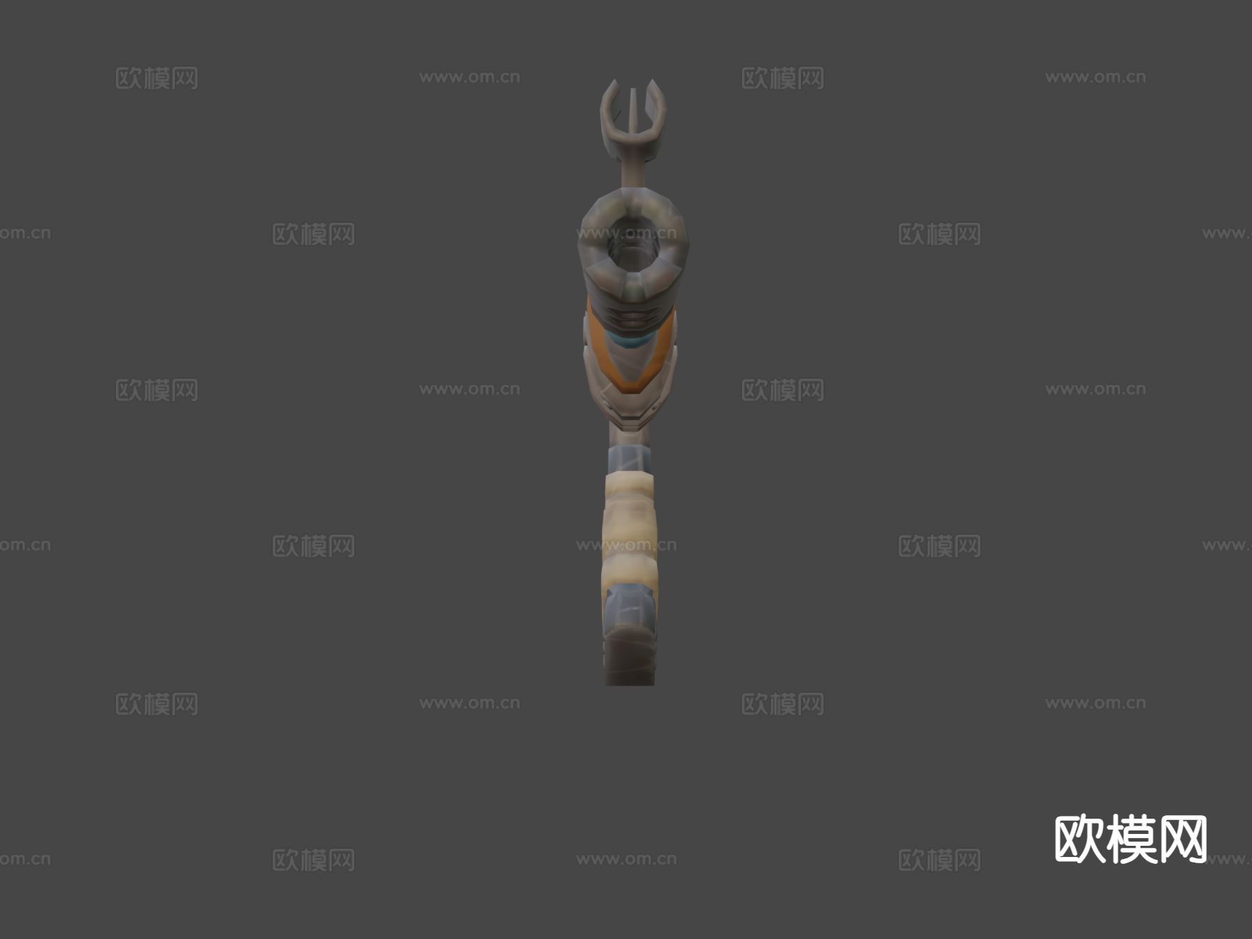 锈蚀突击步枪IAk47su模型下载（渲染图6）