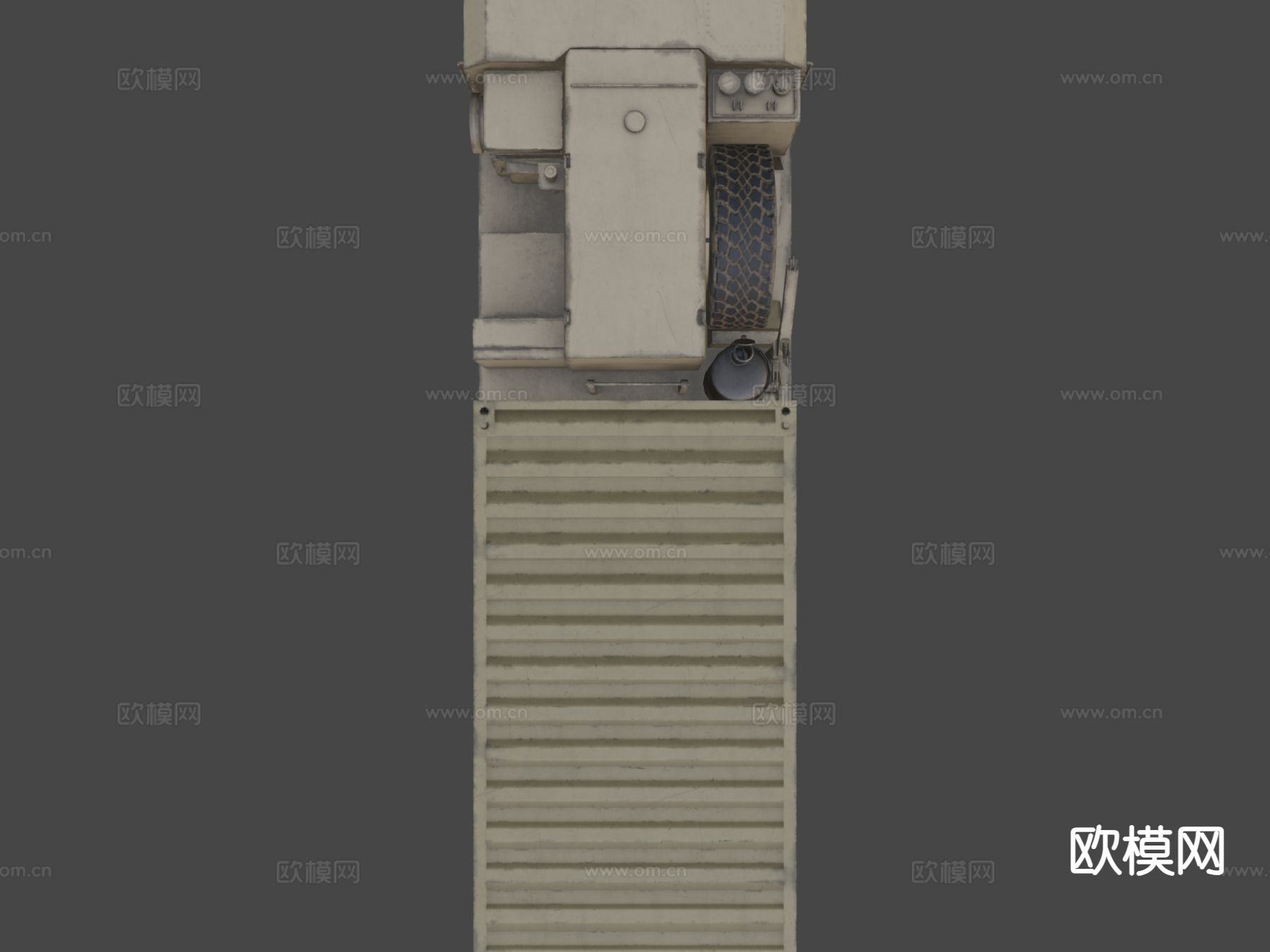 重型机动战术卡车su模型下载（渲染图5）