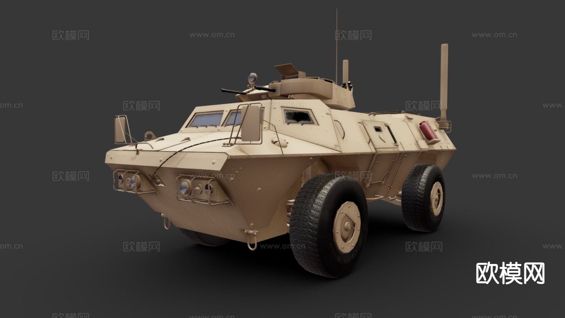 守护者装甲安全车su模型下载（渲染图2）