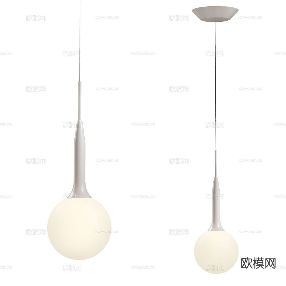 Artemide 球形吊灯3d模型