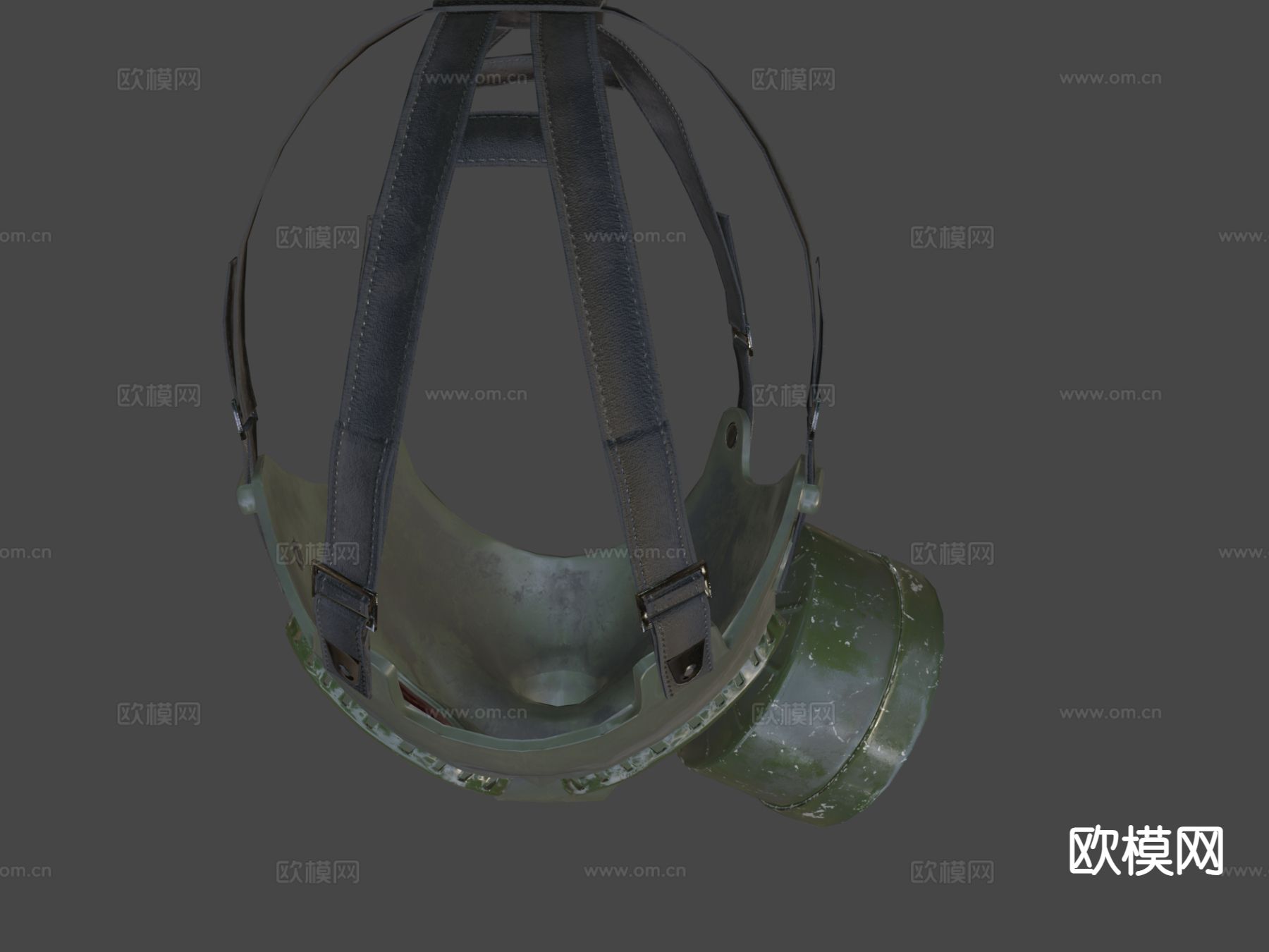 防毒面具su模型下载（渲染图5）