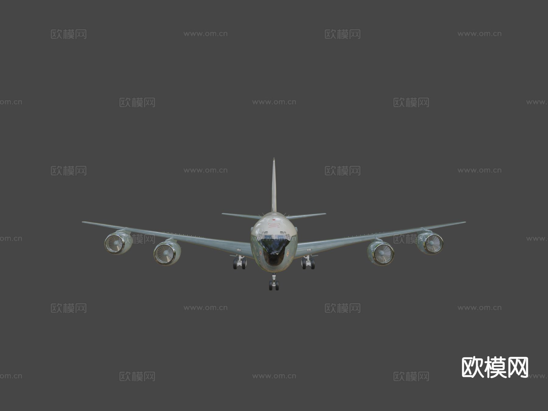 飞机 客机su模型下载（渲染图5）