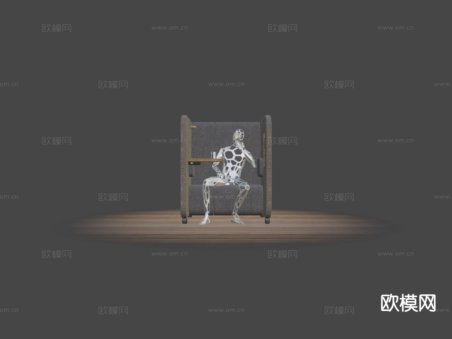 科幻机器人 动漫机甲su模型下载（渲染图6）