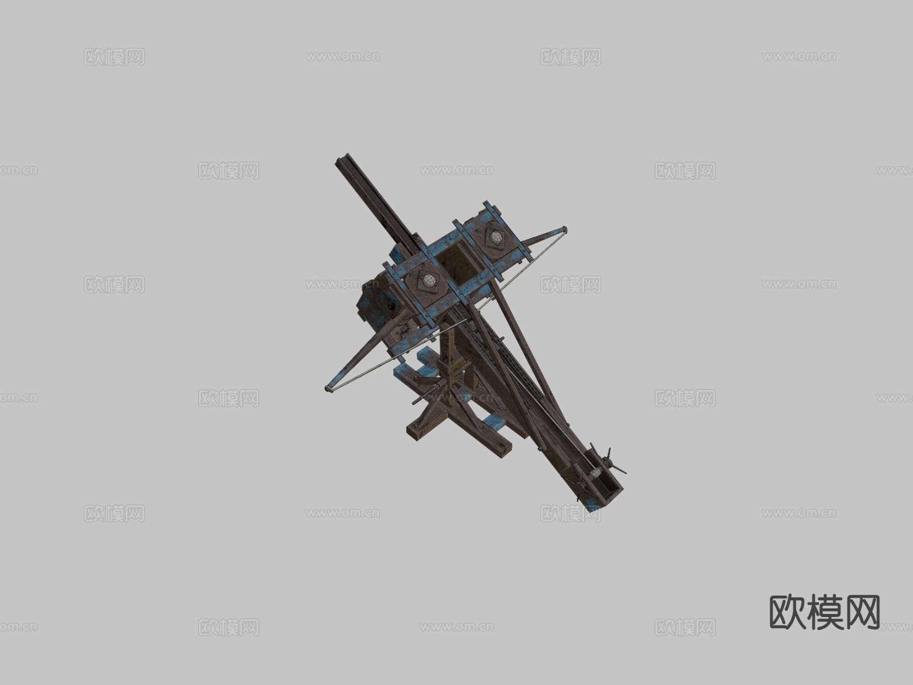 投石机 攻城车su模型下载（渲染图1）