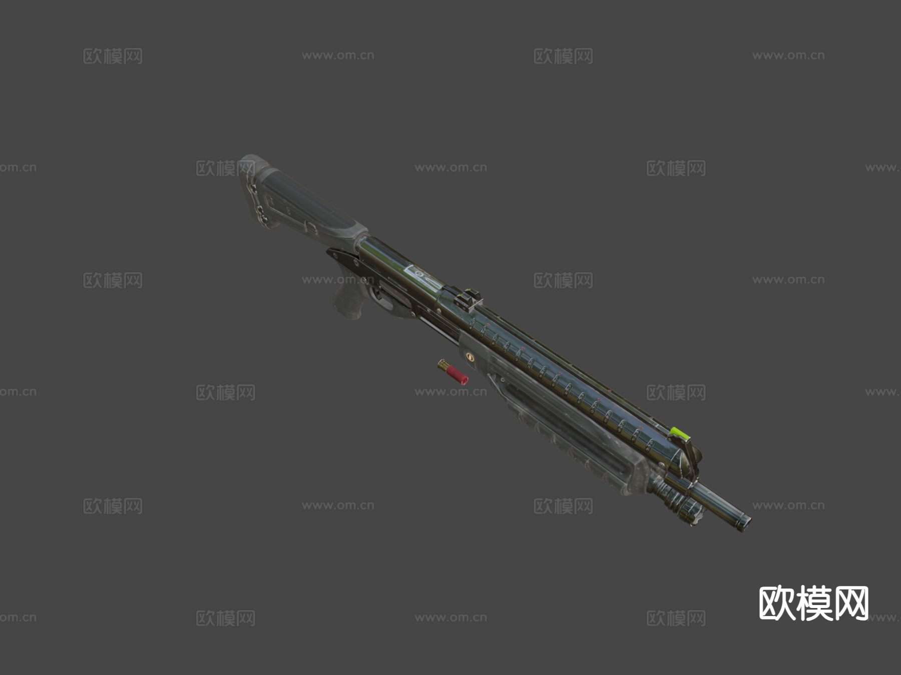 M90霰弹枪 枪支 枪械su模型下载（渲染图4）