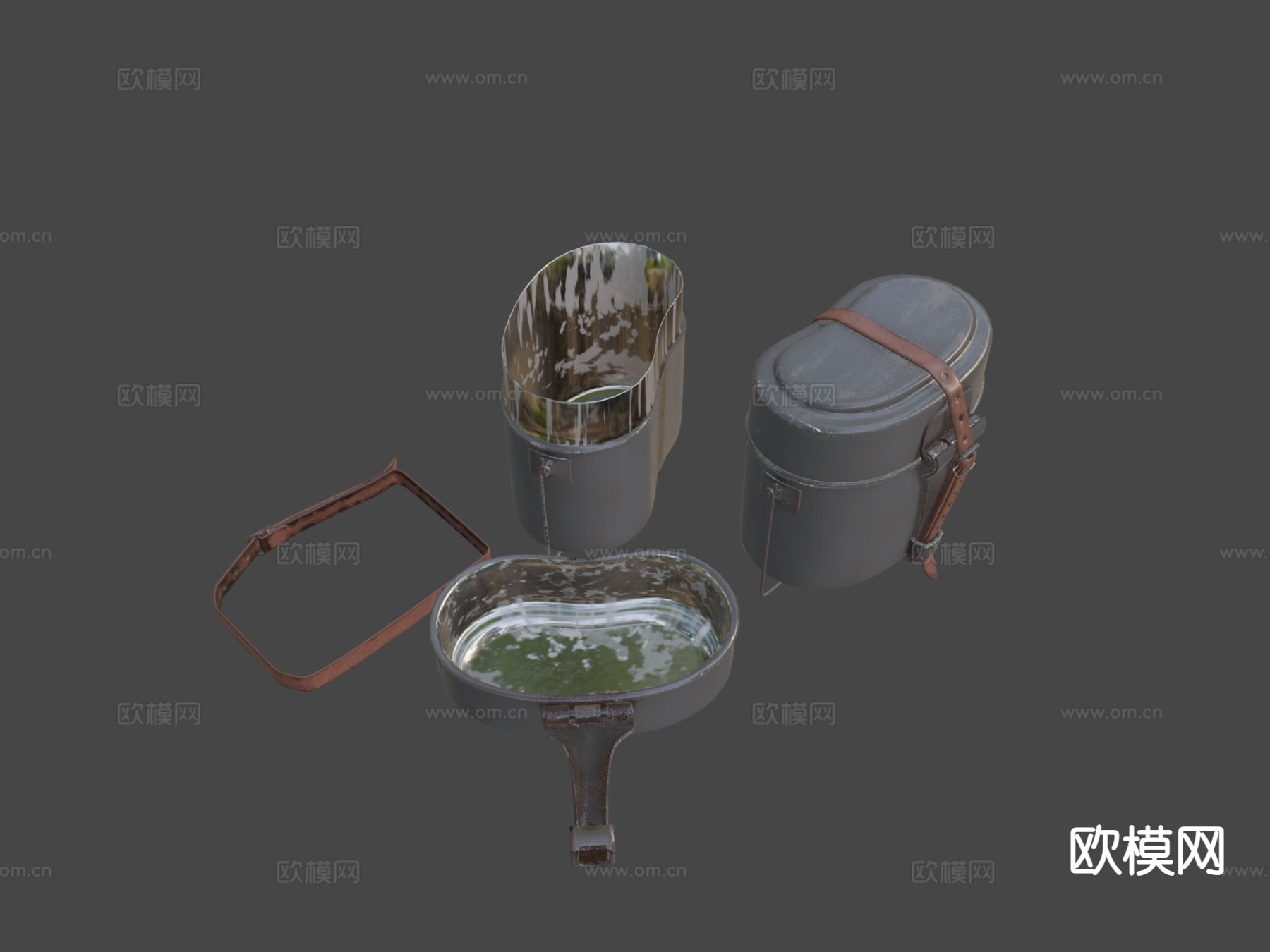 德国野餐套装su模型下载（渲染图4）