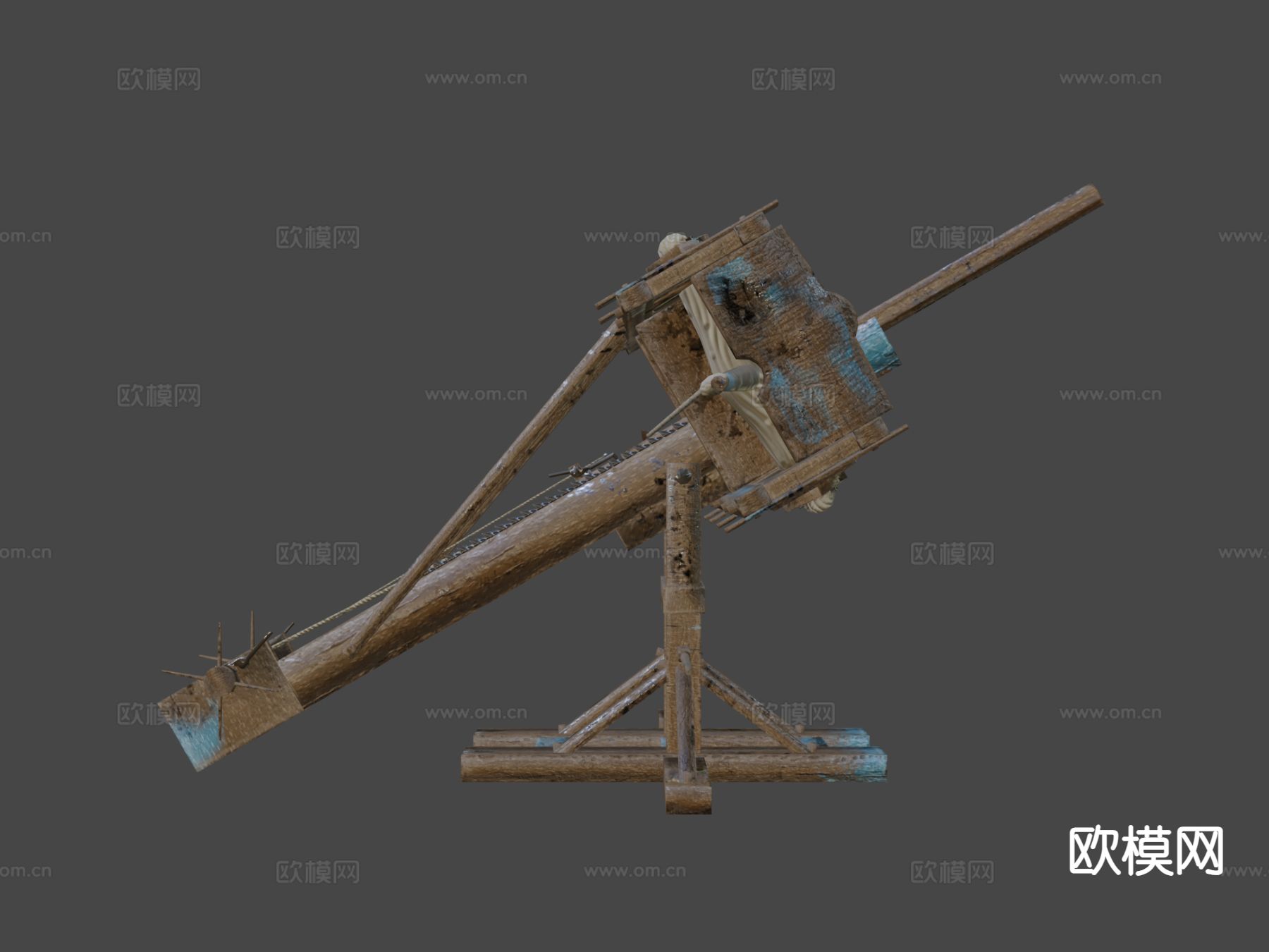投石机 攻城车su模型下载（渲染图7）
