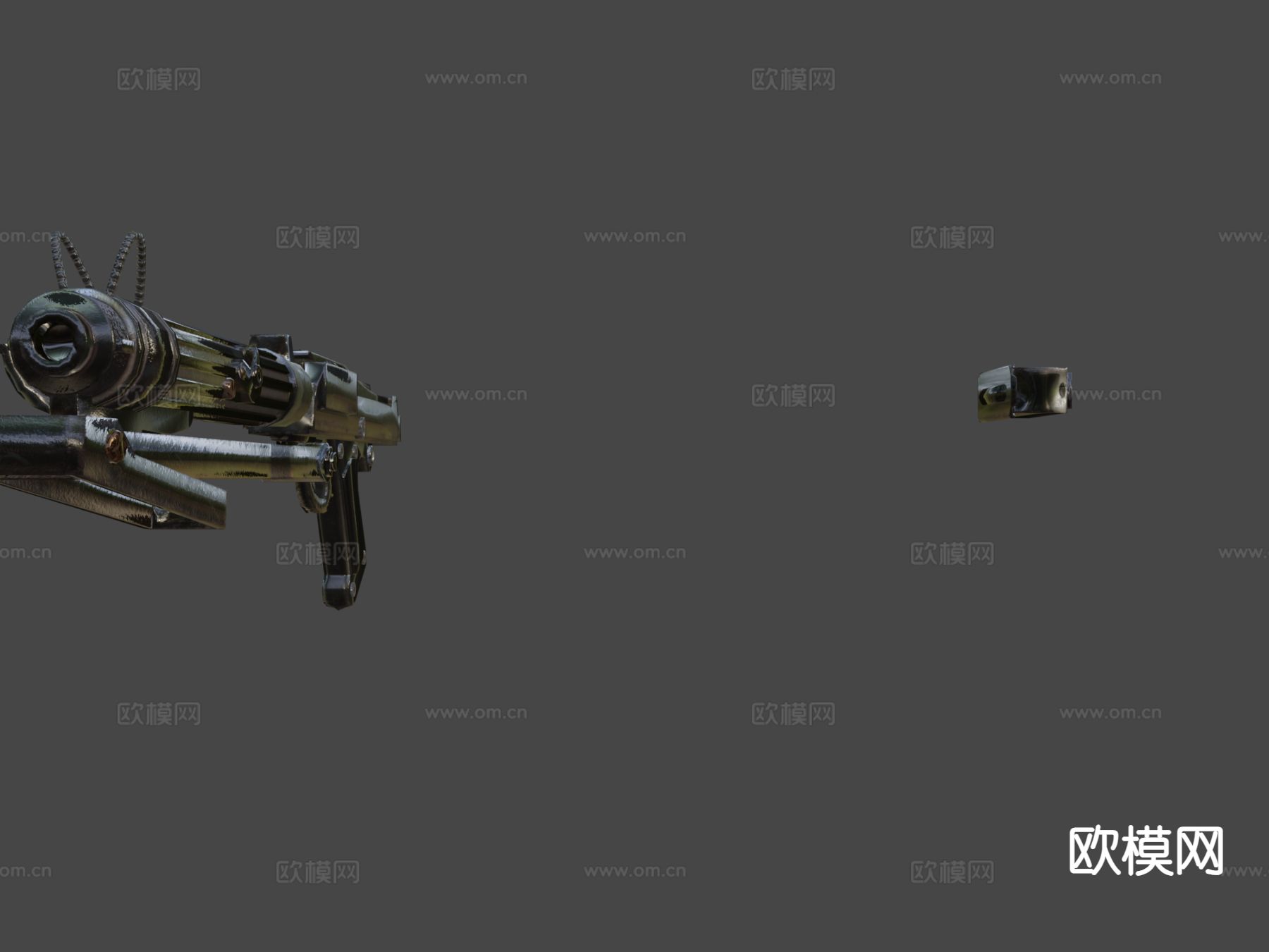 DC-15s 爆破枪 枪支 枪械su模型下载（渲染图5）