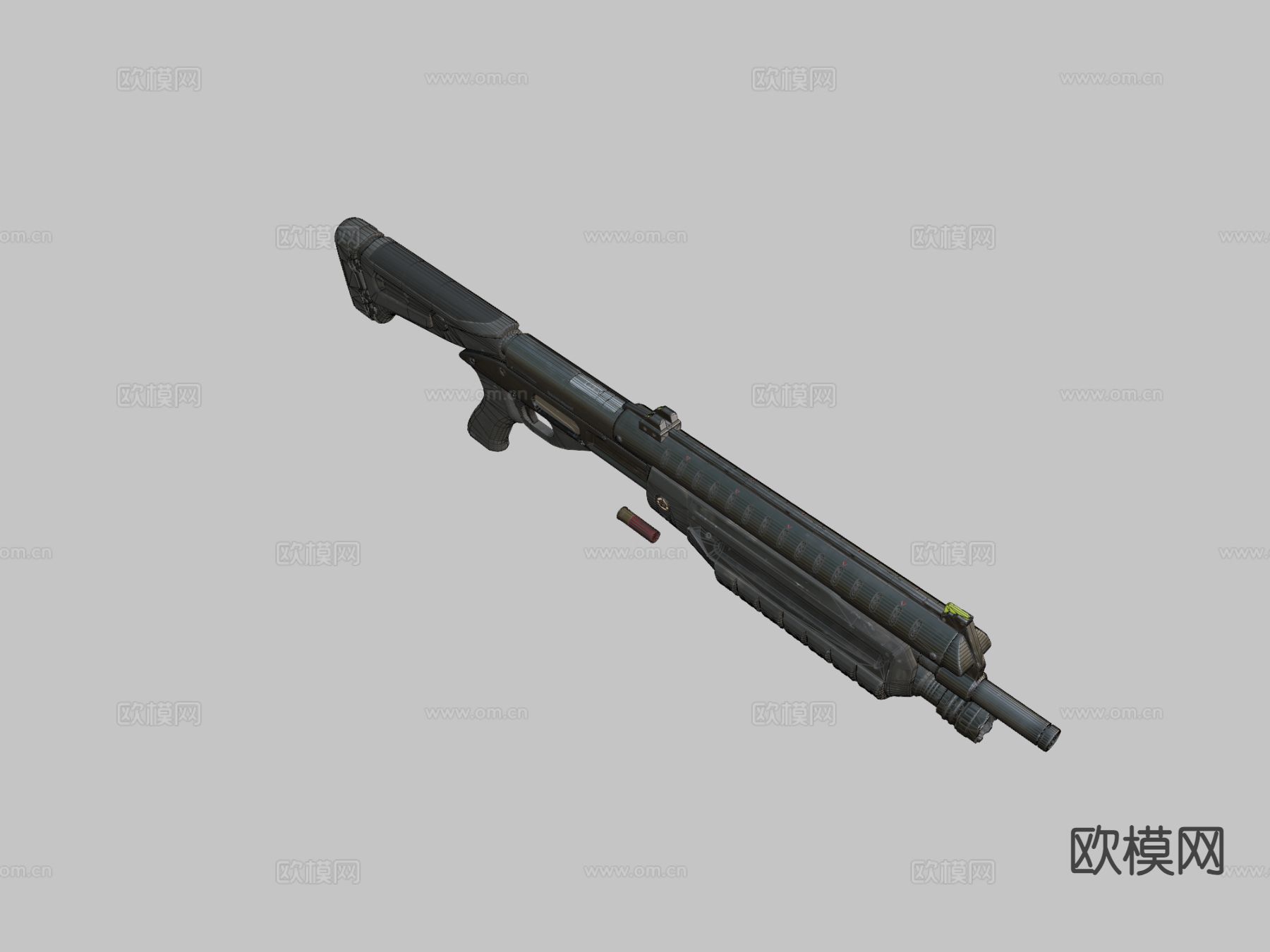 M90霰弹枪 枪支 枪械su模型下载（渲染图1）