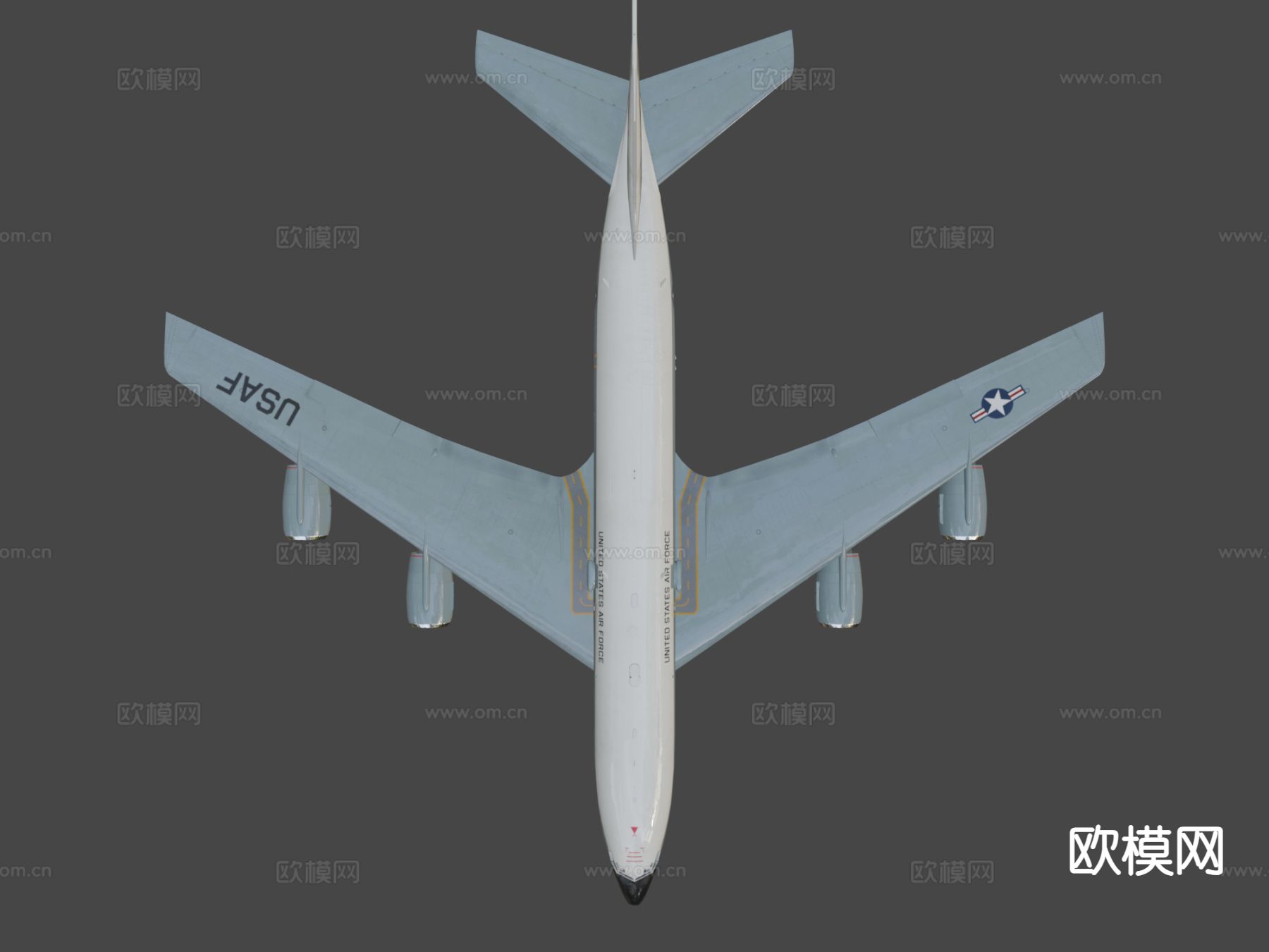 飞机 客机su模型下载（渲染图6）
