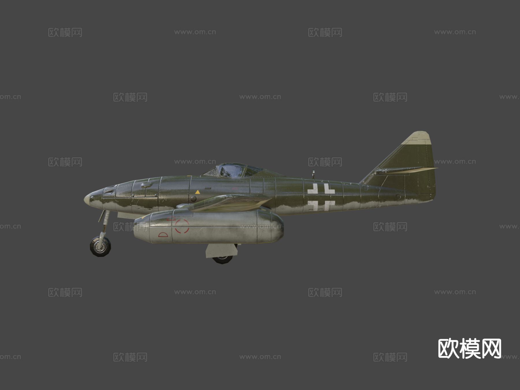 德国喷气战斗机su模型下载（渲染图6）