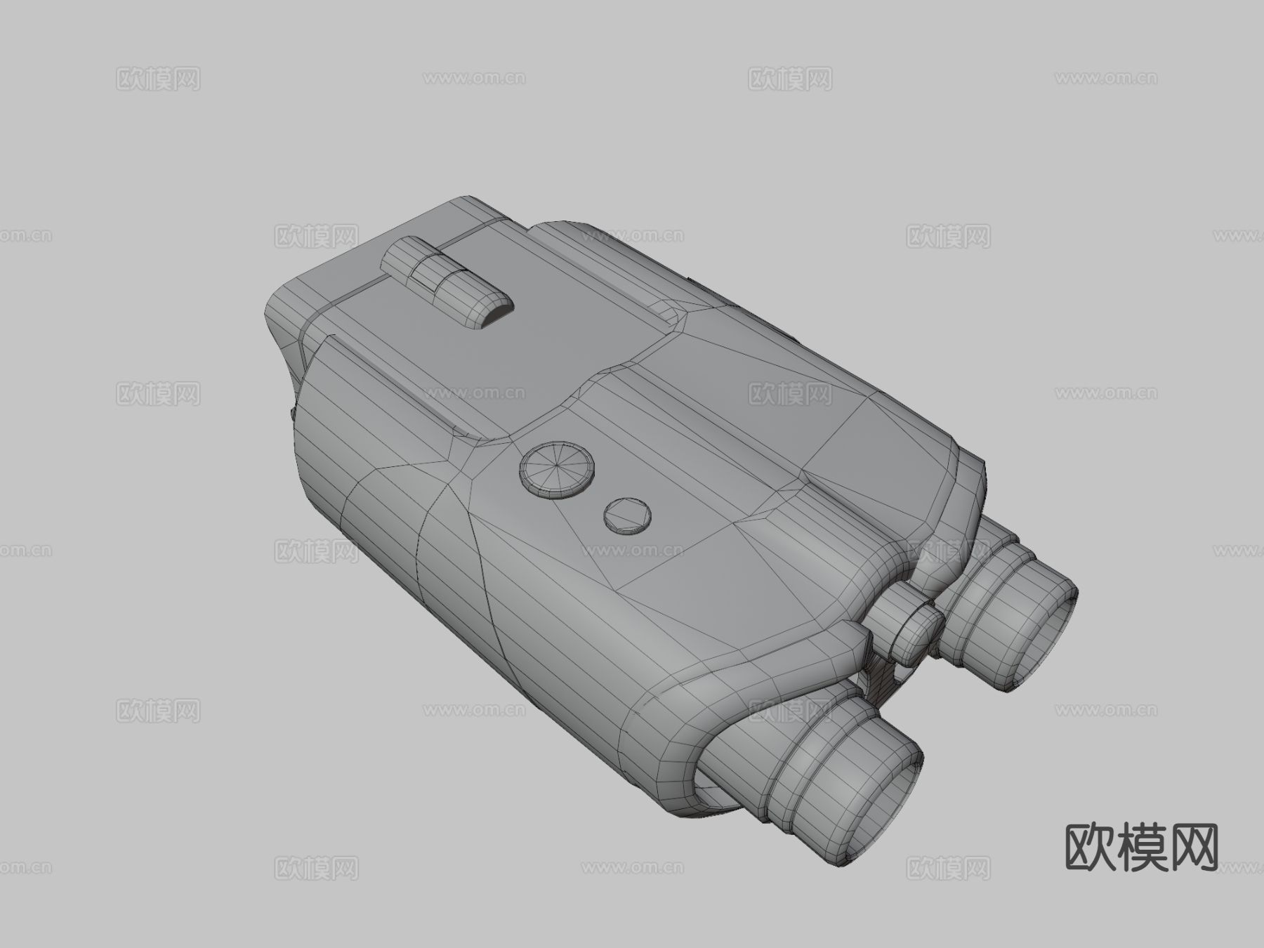 军用双筒望远镜su模型下载（渲染图3）