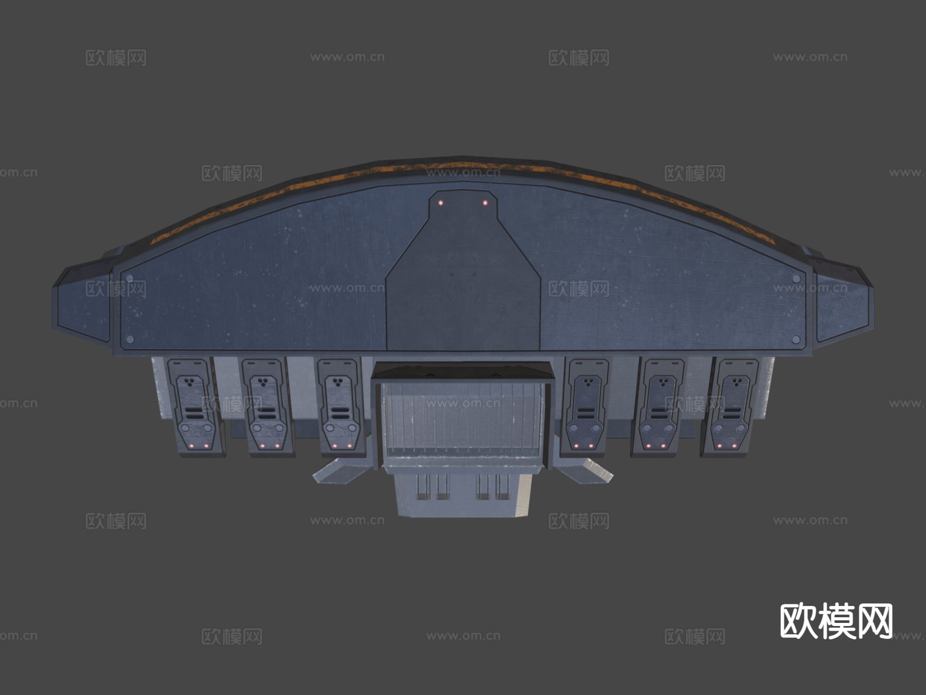科幻研究站su模型下载（渲染图7）