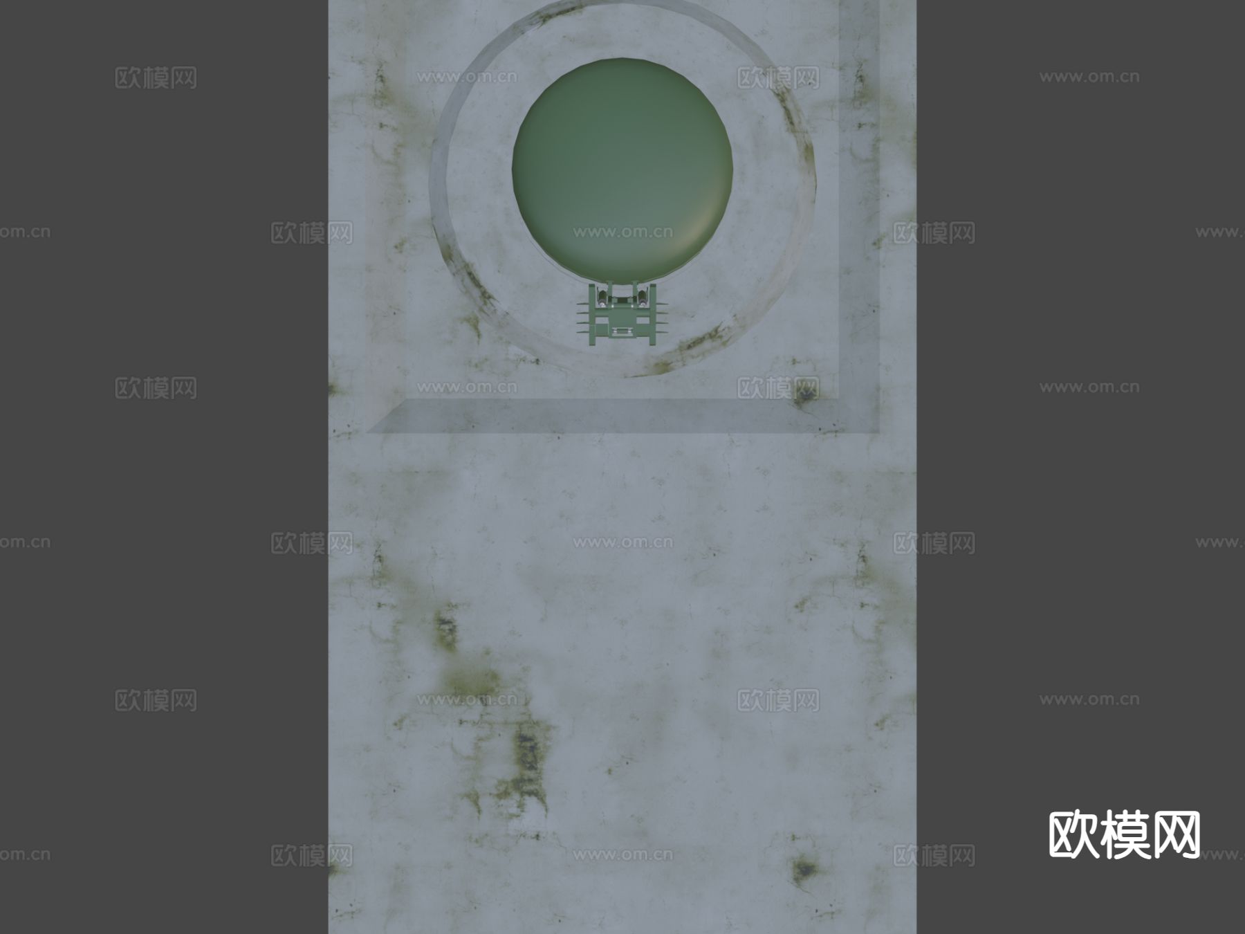 火箭发射器 发电站su模型下载（渲染图7）