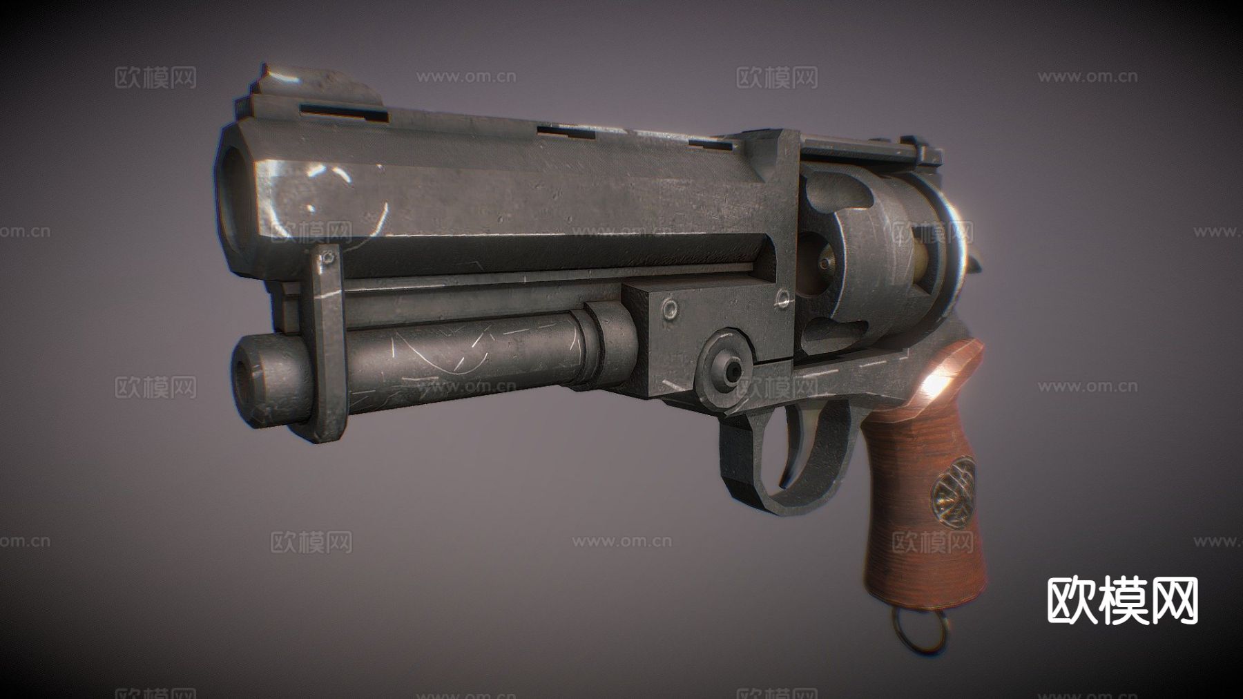 手枪 枪支 枪械su模型下载（渲染图2）
