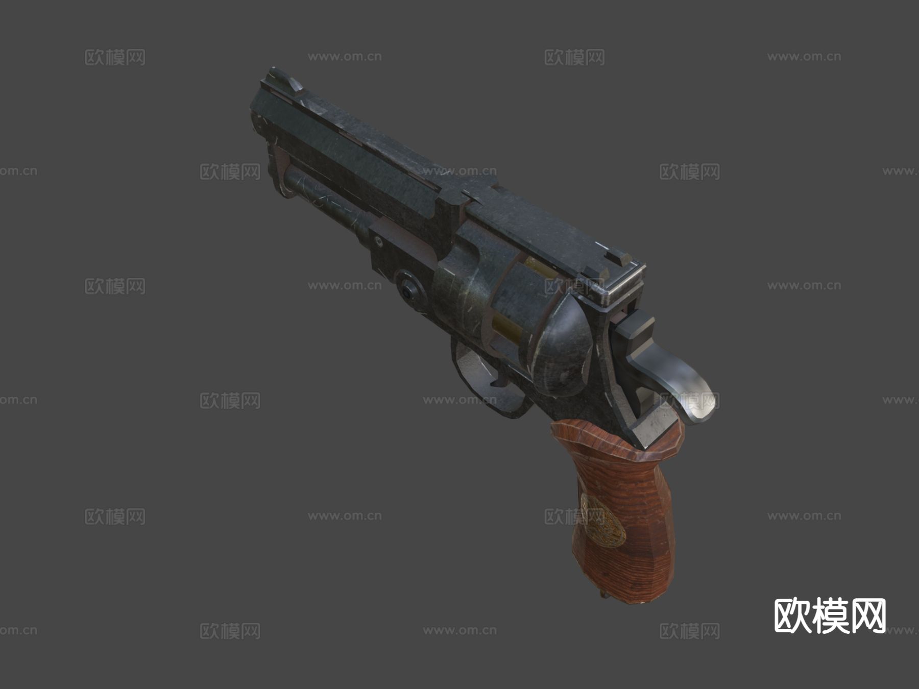 手枪 枪支 枪械su模型下载（渲染图4）
