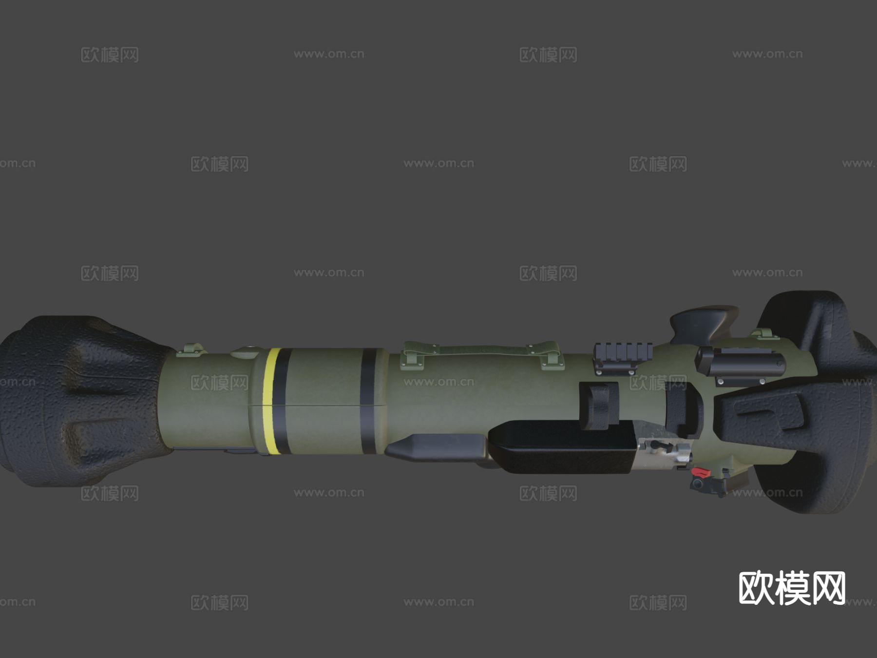轻型反坦克武器su模型下载（渲染图5）