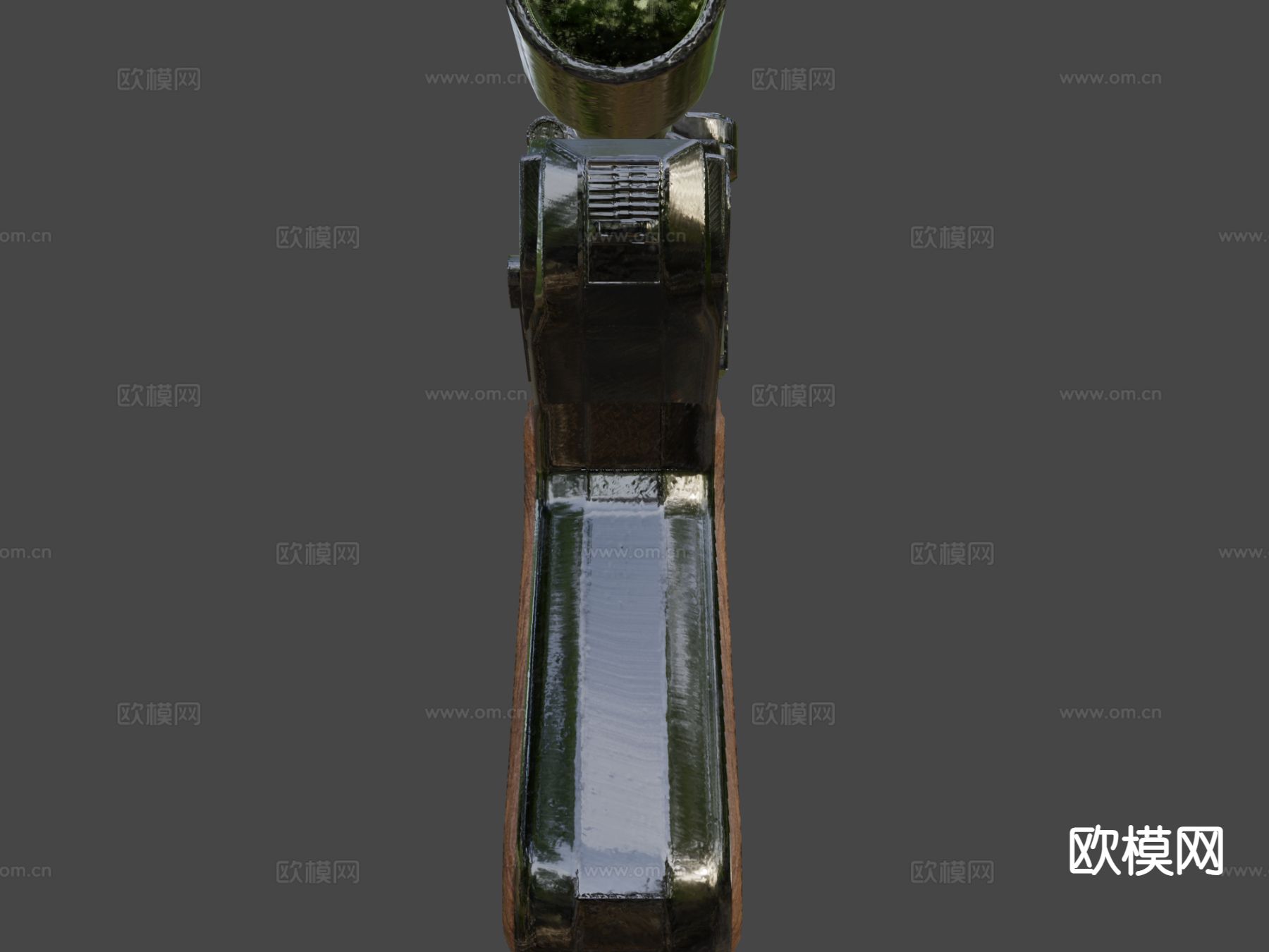 重型爆破手枪 枪支 枪械su模型下载（渲染图6）