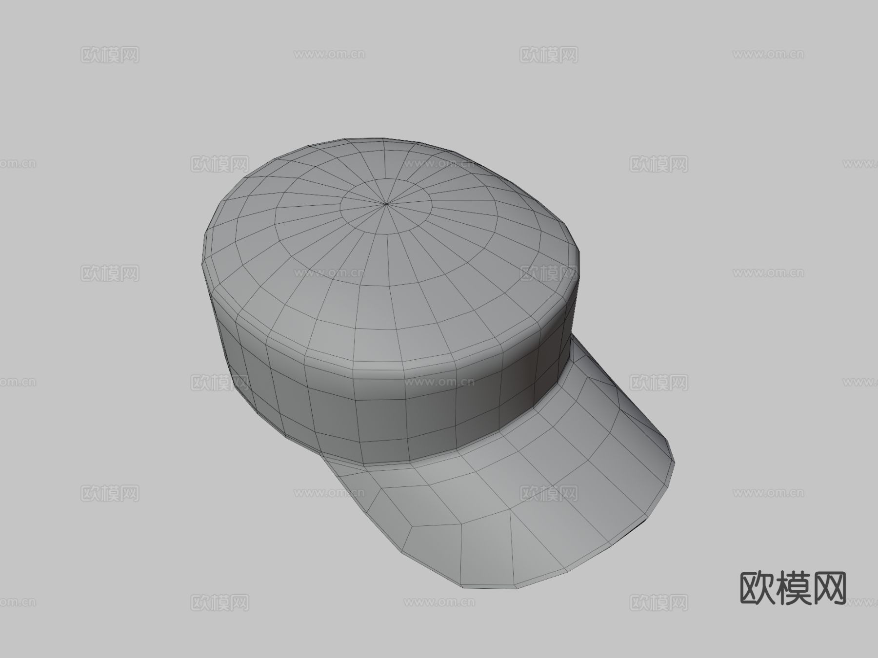 巡逻帽su模型下载（渲染图1）