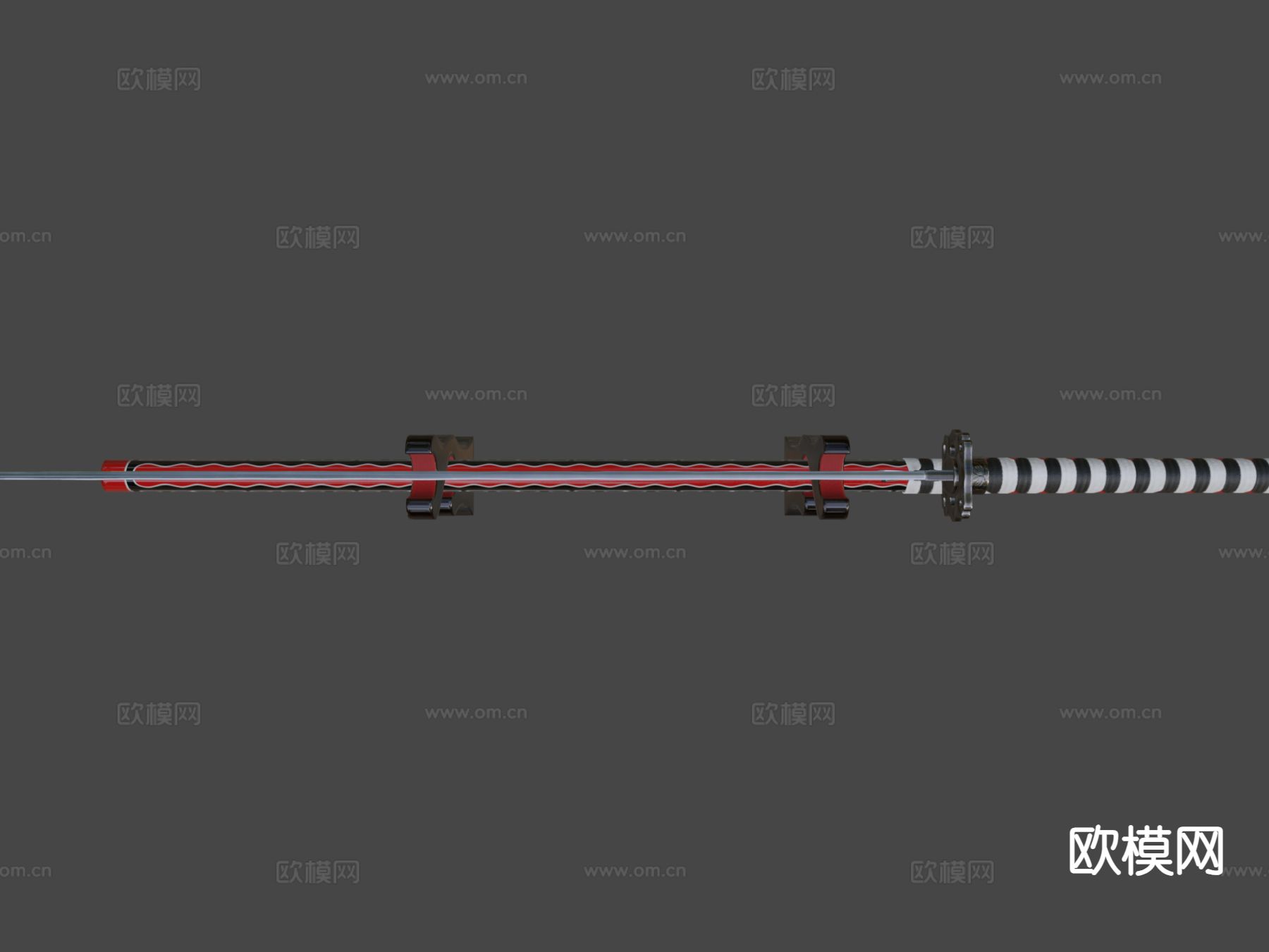武士刀su模型下载（渲染图7）