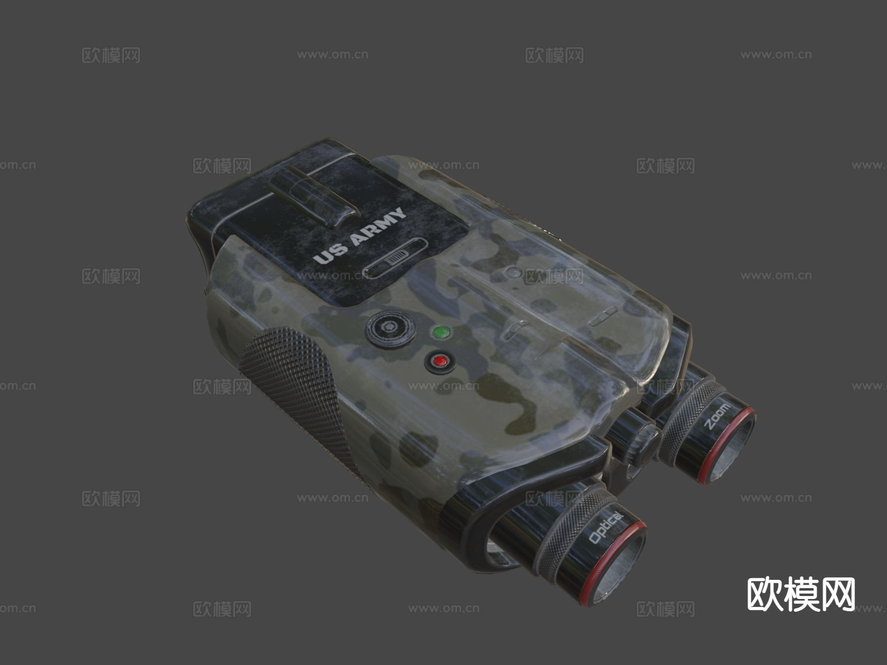 军用双筒望远镜su模型下载（渲染图4）