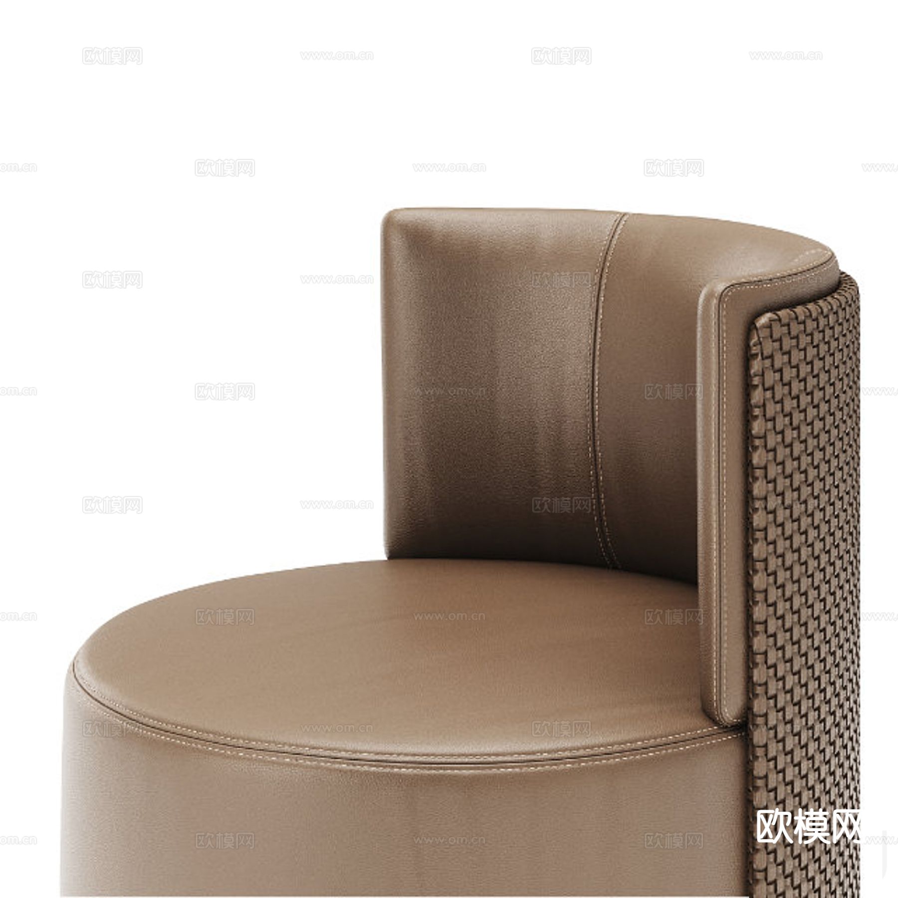 轻奢梳妆凳 沙发凳 矮凳su模型下载（渲染图2）
