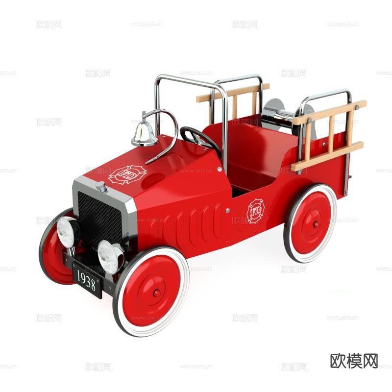 现代儿童玩具车3d模型