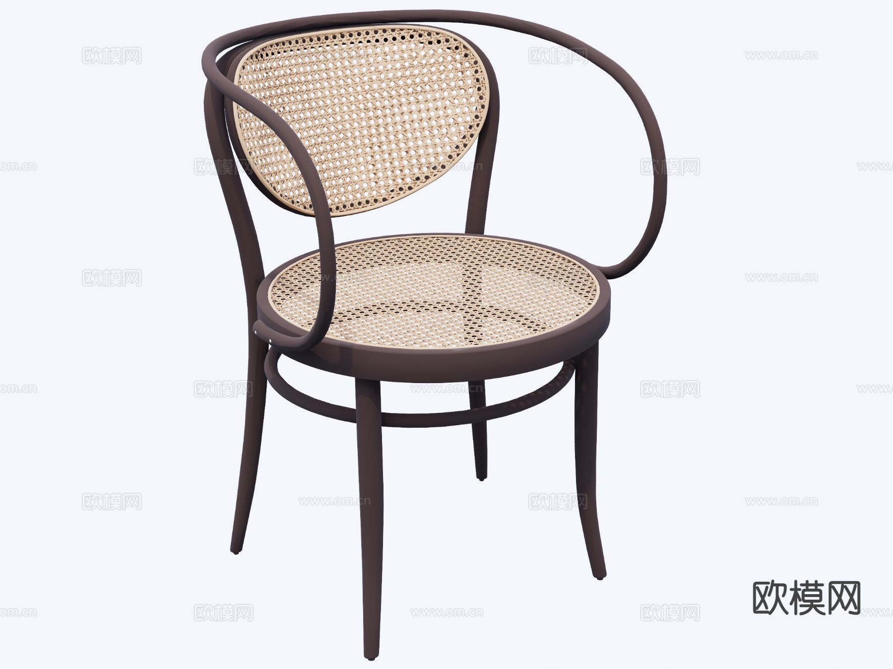 新中式椅子 餐椅su模型下载（渲染图2）