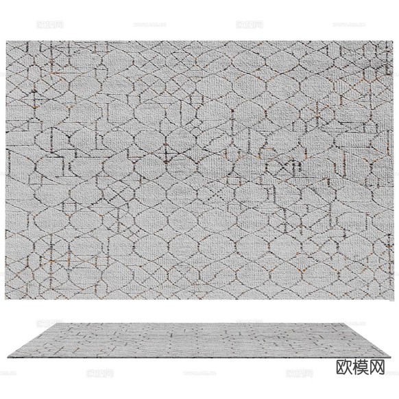 Warli 地毯 方毯3d模型下载