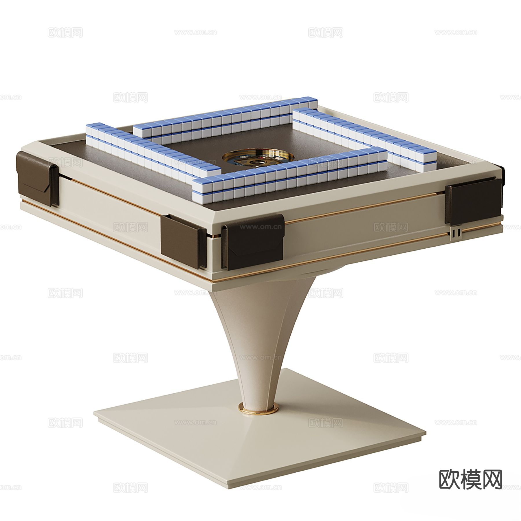 现代麻将机 麻将桌3d模型