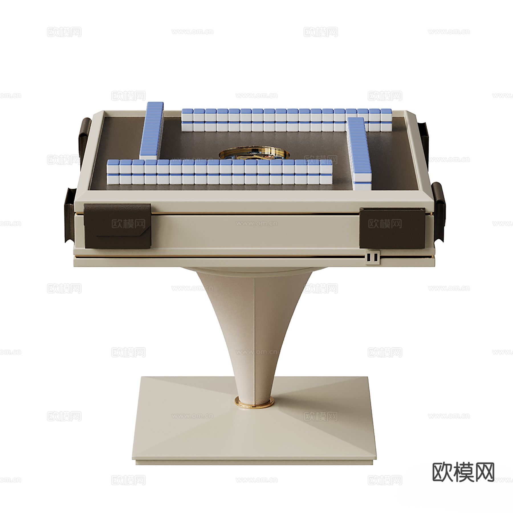 现代麻将机 麻将桌3d模型