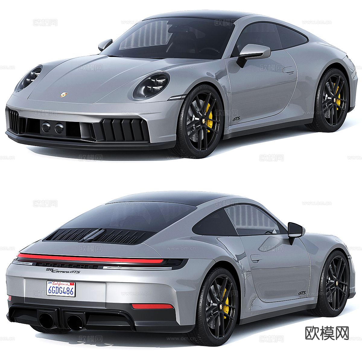 保时捷Porsche 911 超级跑车2025款3d模型