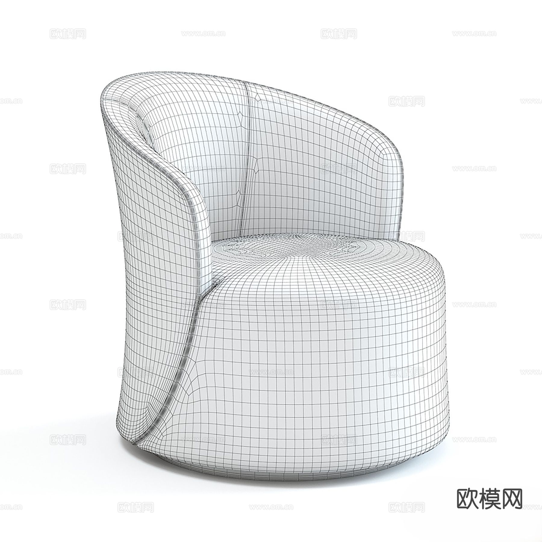 Chair 单人沙发 休闲沙发 扶手椅3d模型