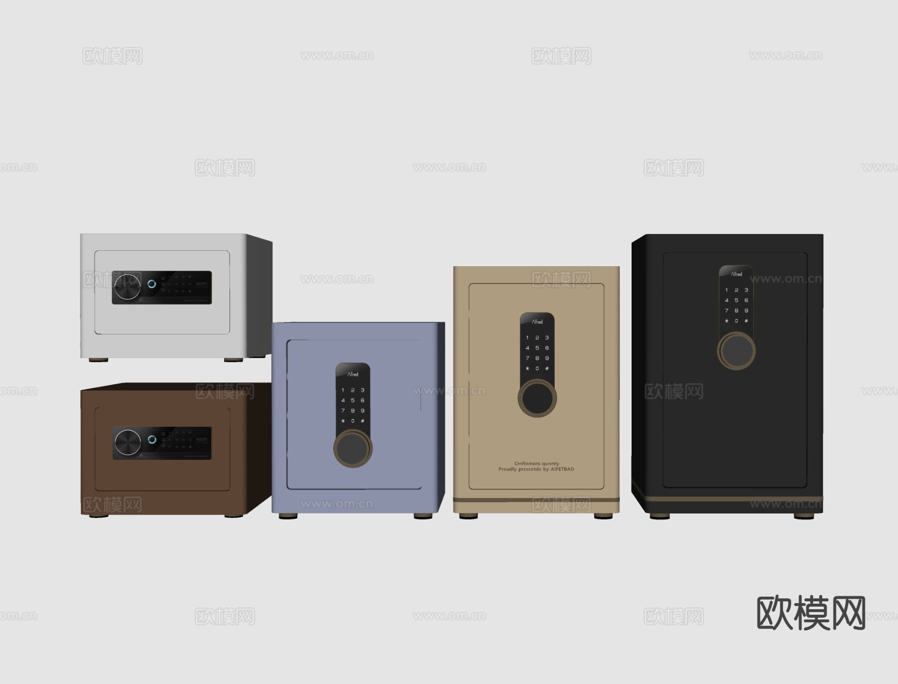 保险箱 保险柜su模型下载（渲染图1）
