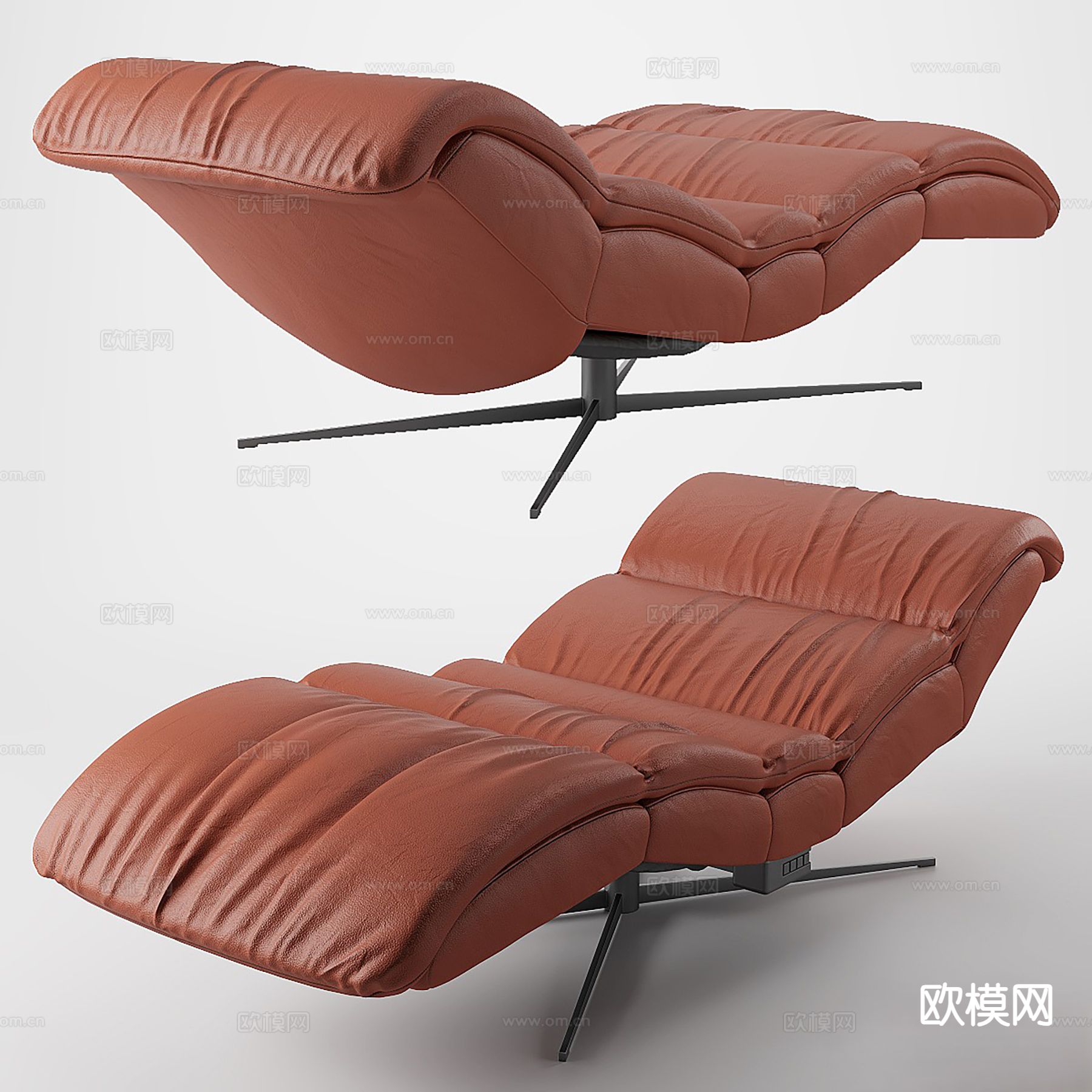 Himolla 现代躺椅3d模型下载（渲染图1）