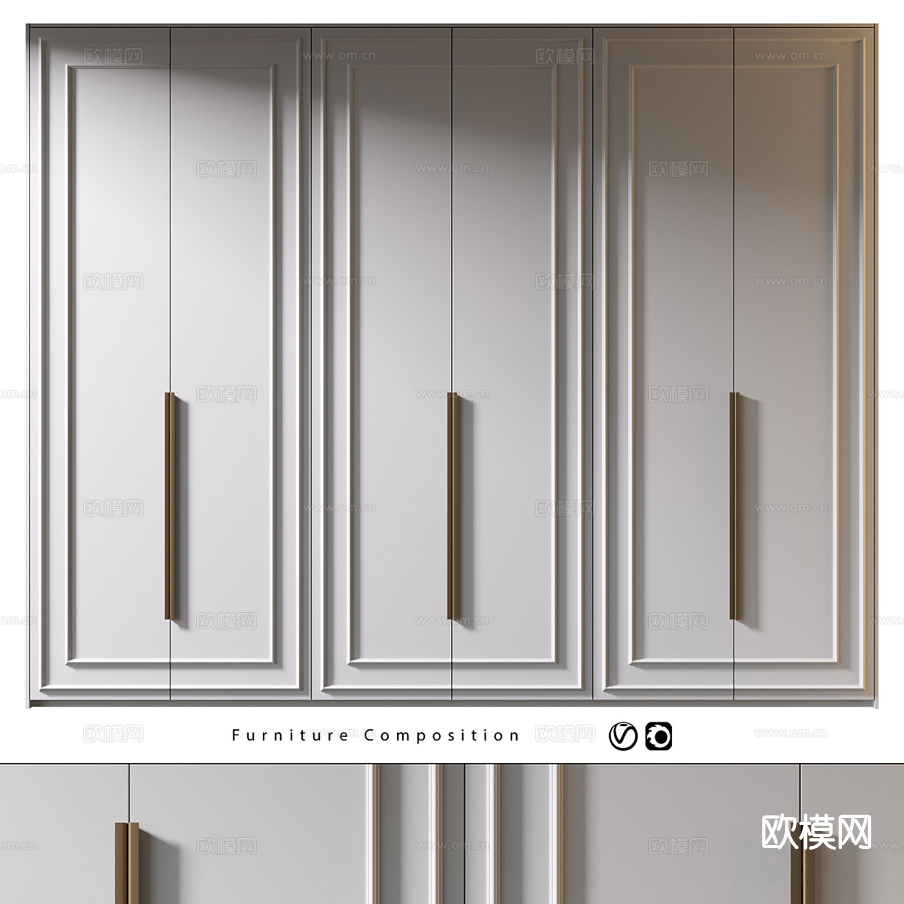 Furniture 衣柜 衣橱3d模型