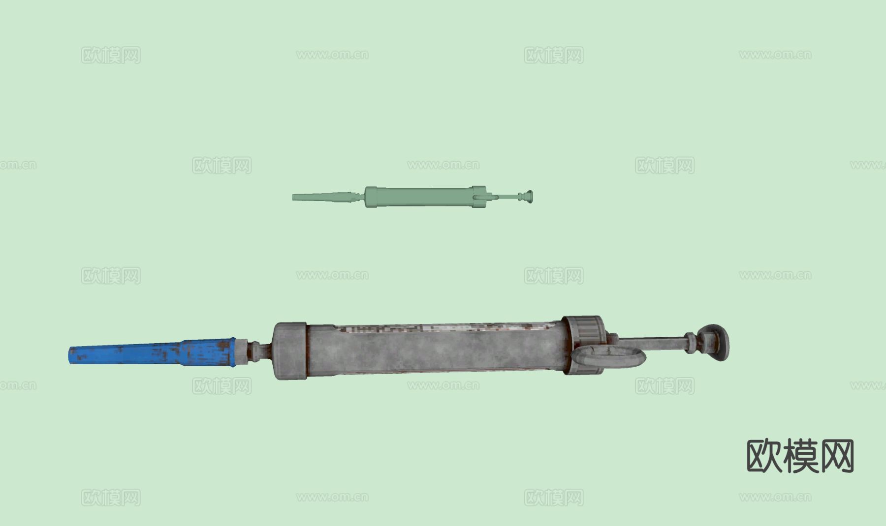 医疗器械 肾上腺素su模型下载（渲染图1）