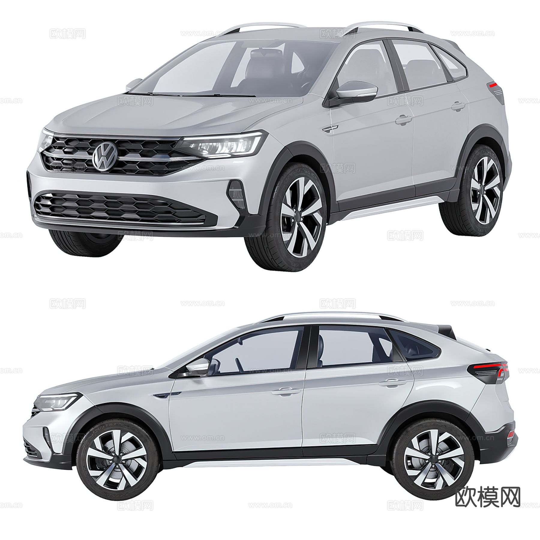 大众汽车 SUV 越野车3d模型