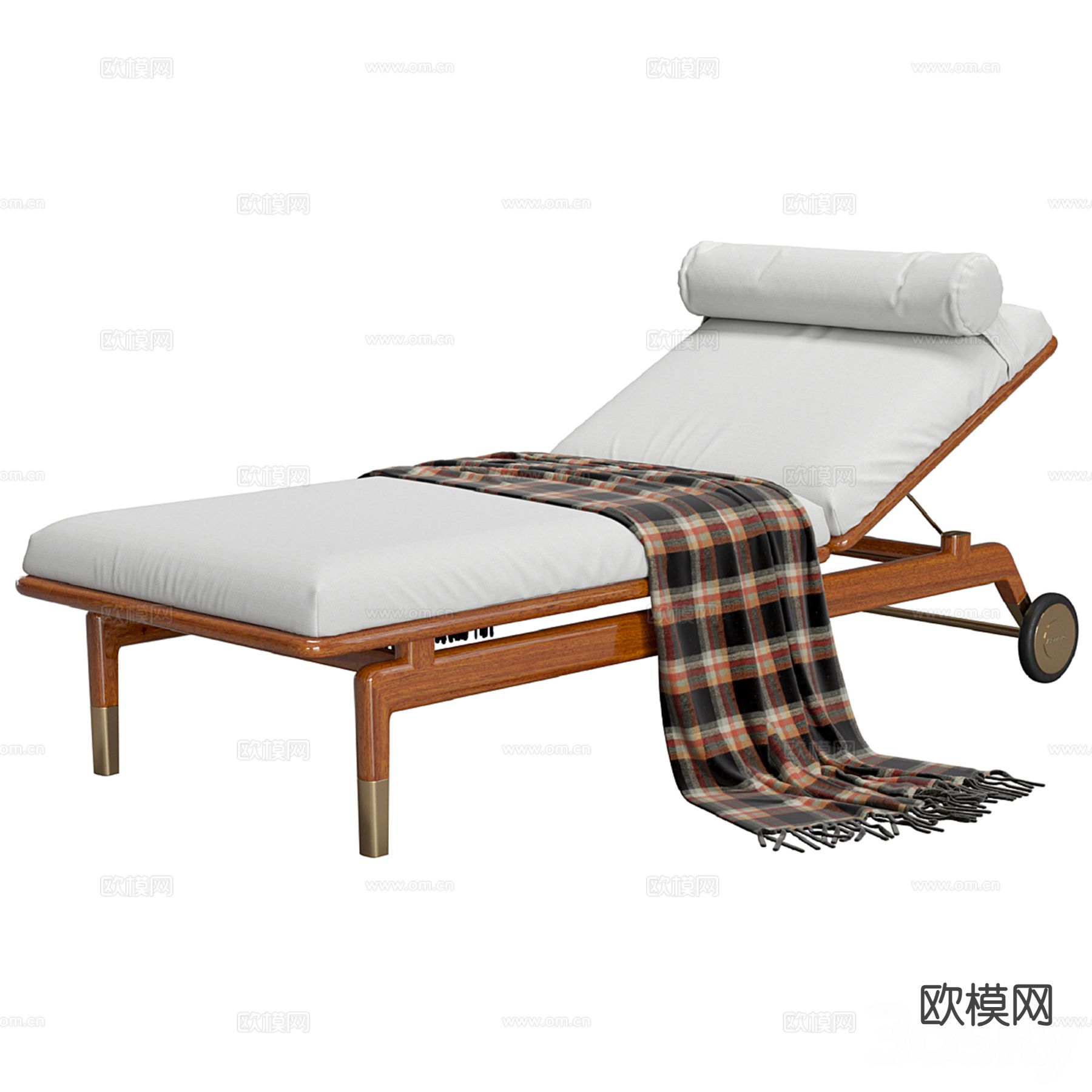 Redding 现代躺椅3d模型下载（渲染图1）