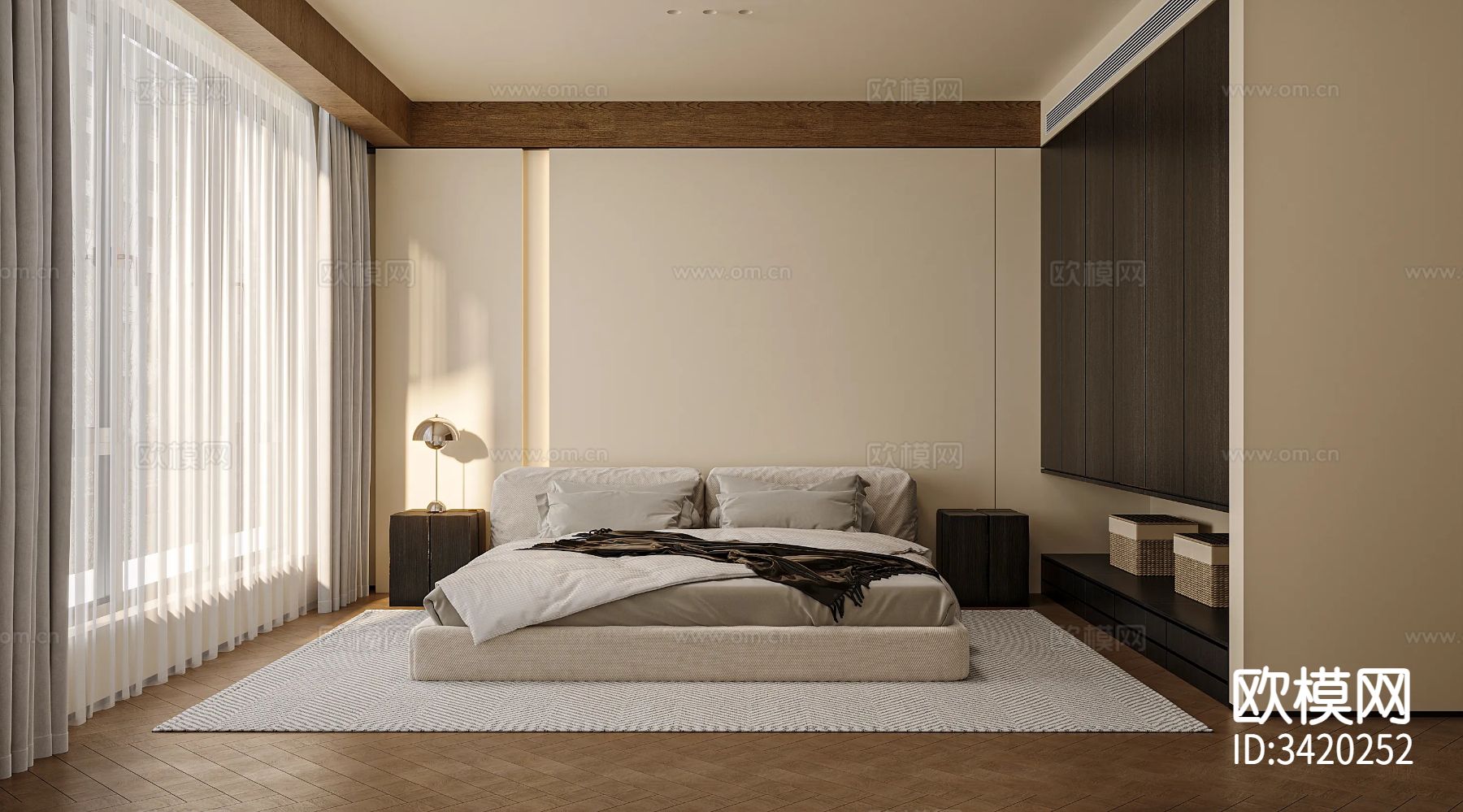 中古风客餐厅效果图下载（渲染图3）