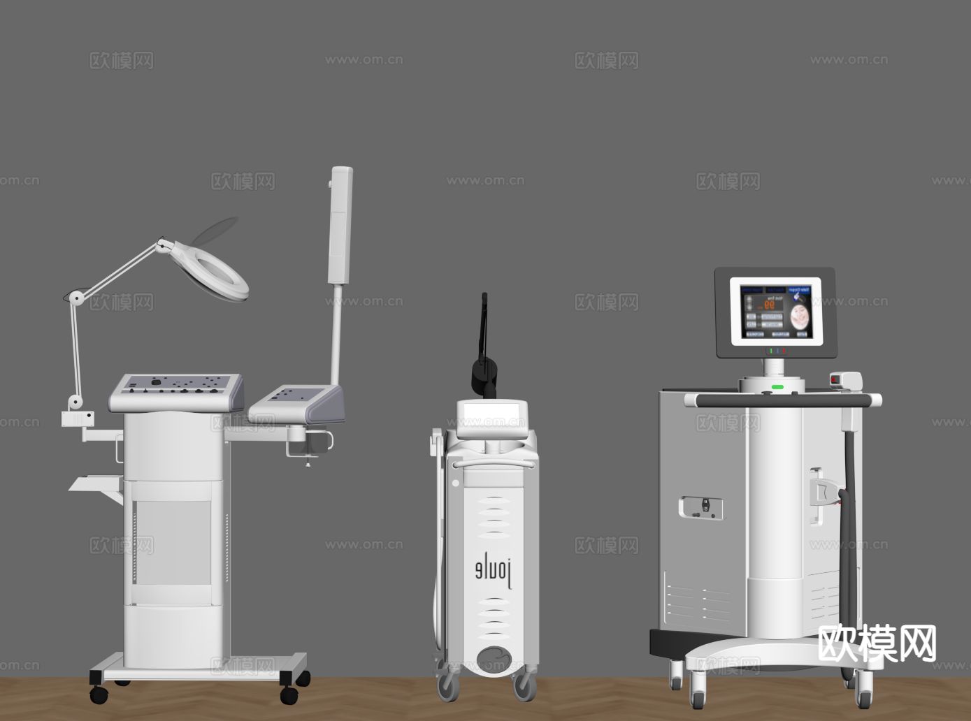 现代医疗器械su模型下载（渲染图1）