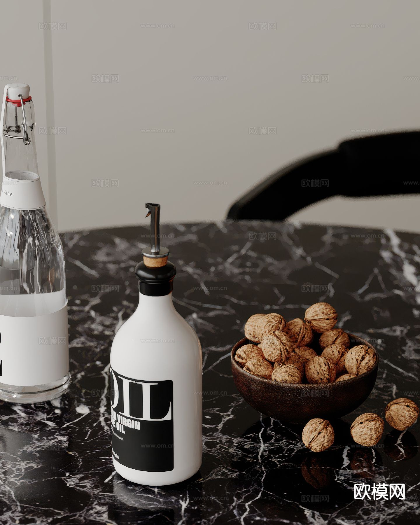 食物 食品 坚果 核桃su模型下载（渲染图2）