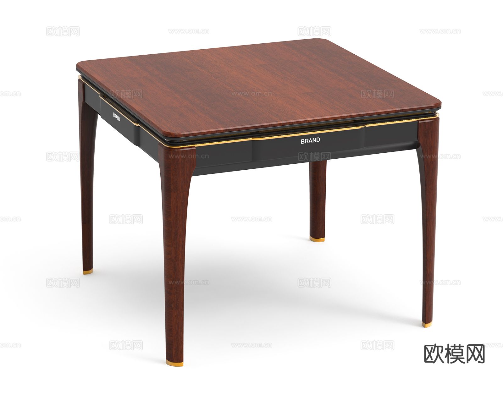 现代麻将桌su模型下载（渲染图2）
