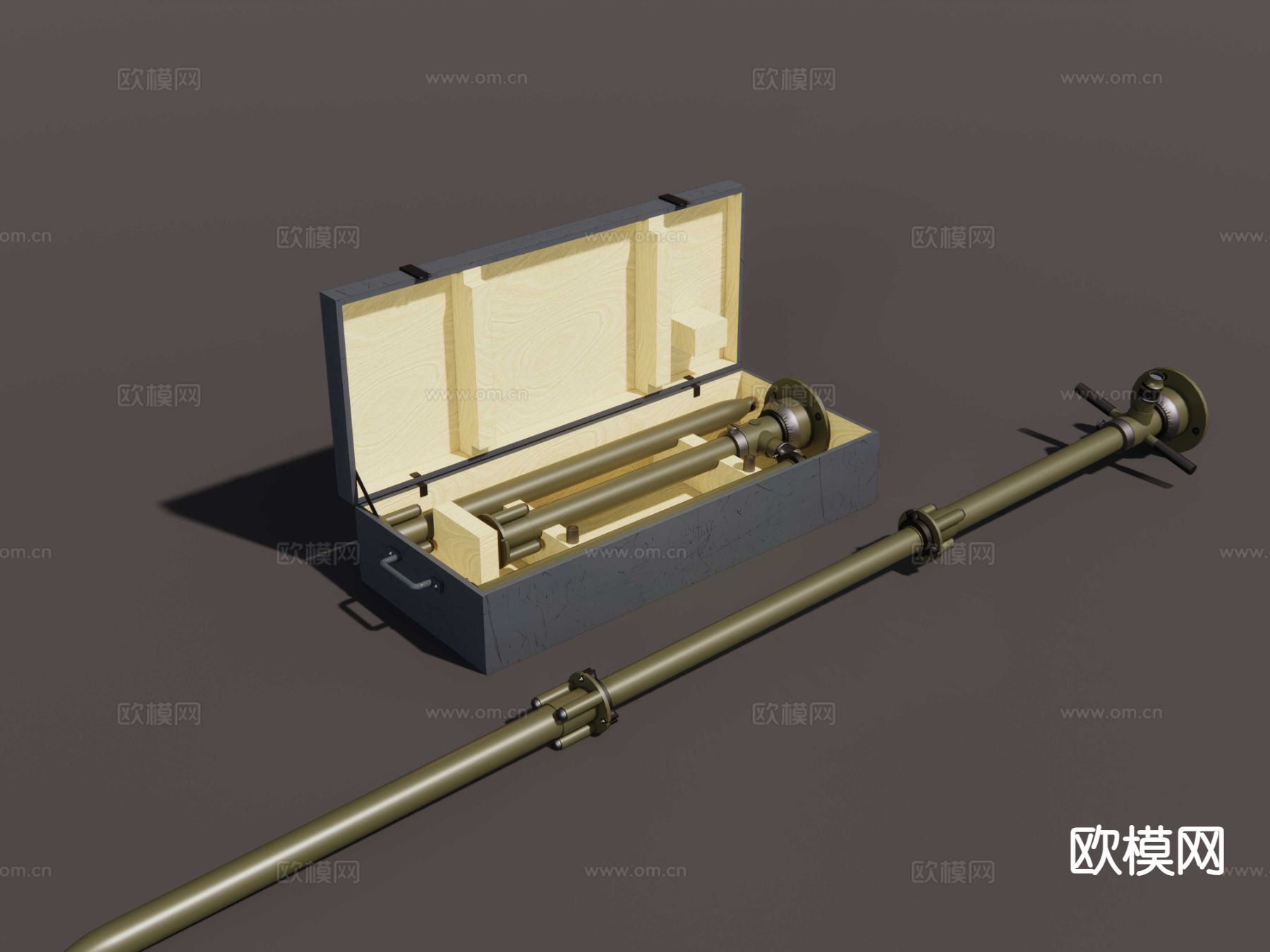 潜望镜 战壕观瞄镜su模型下载（渲染图6）