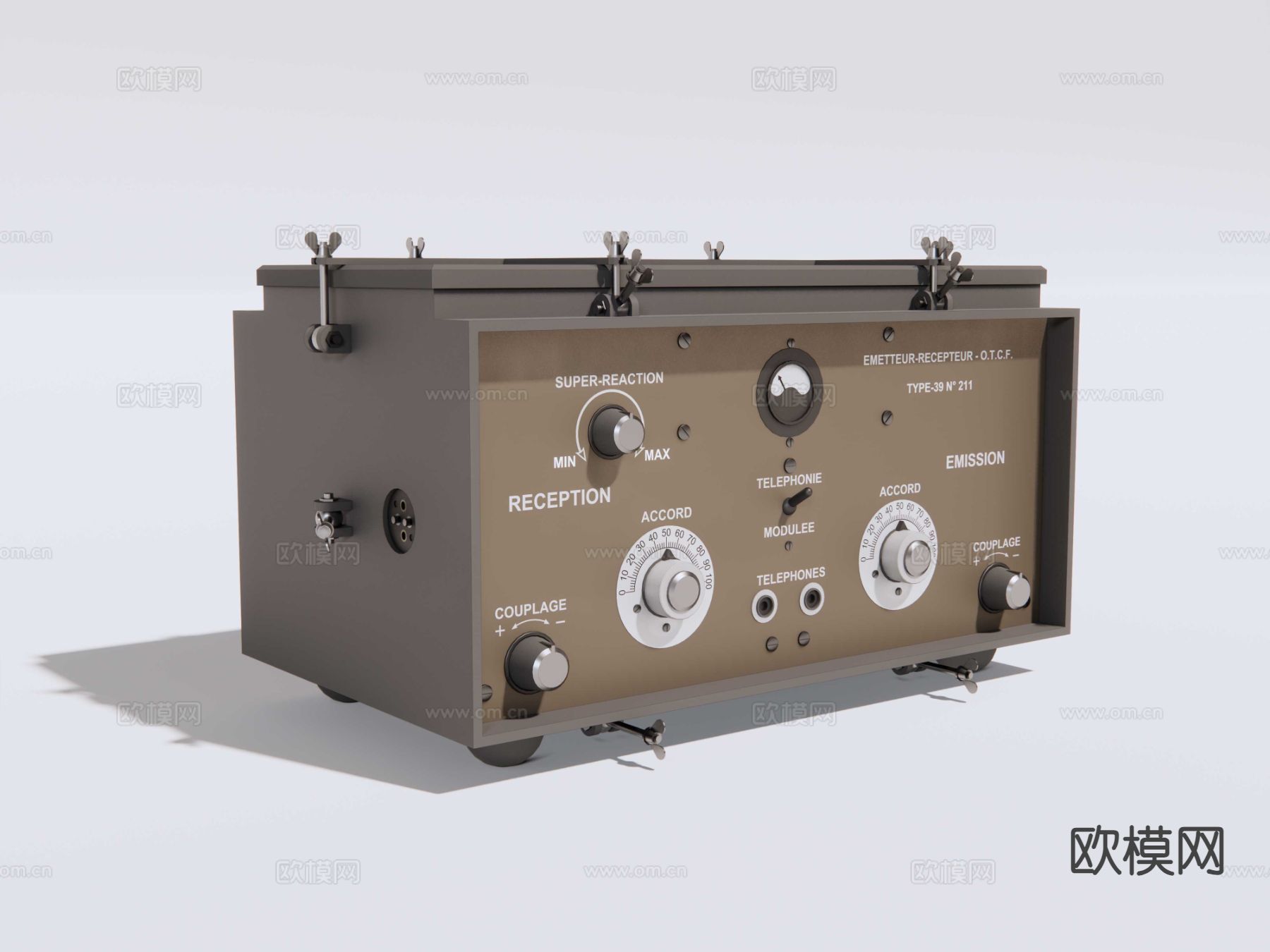 无线电接受发射器su模型下载（渲染图2）