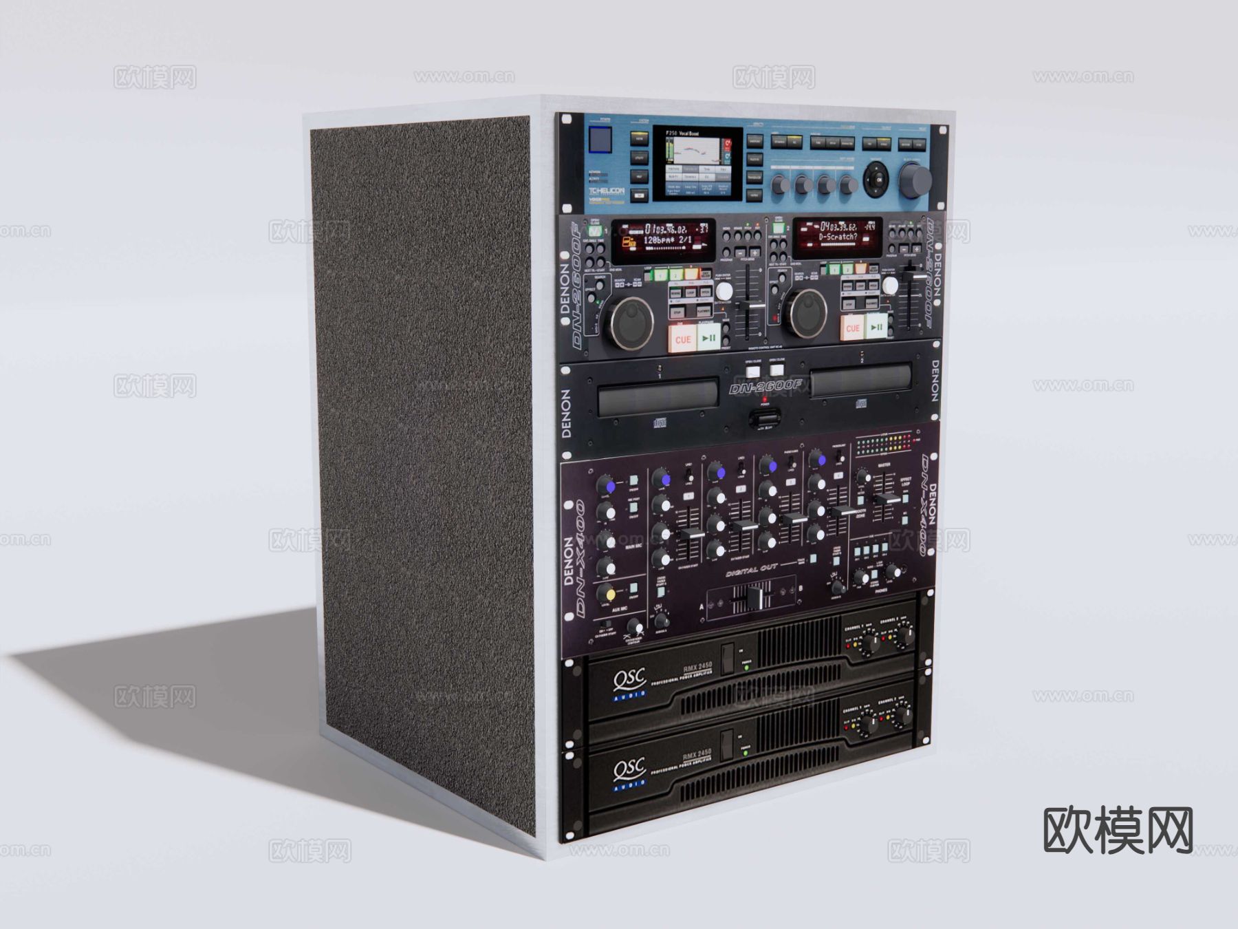 立式音响 音箱su模型下载（渲染图3）