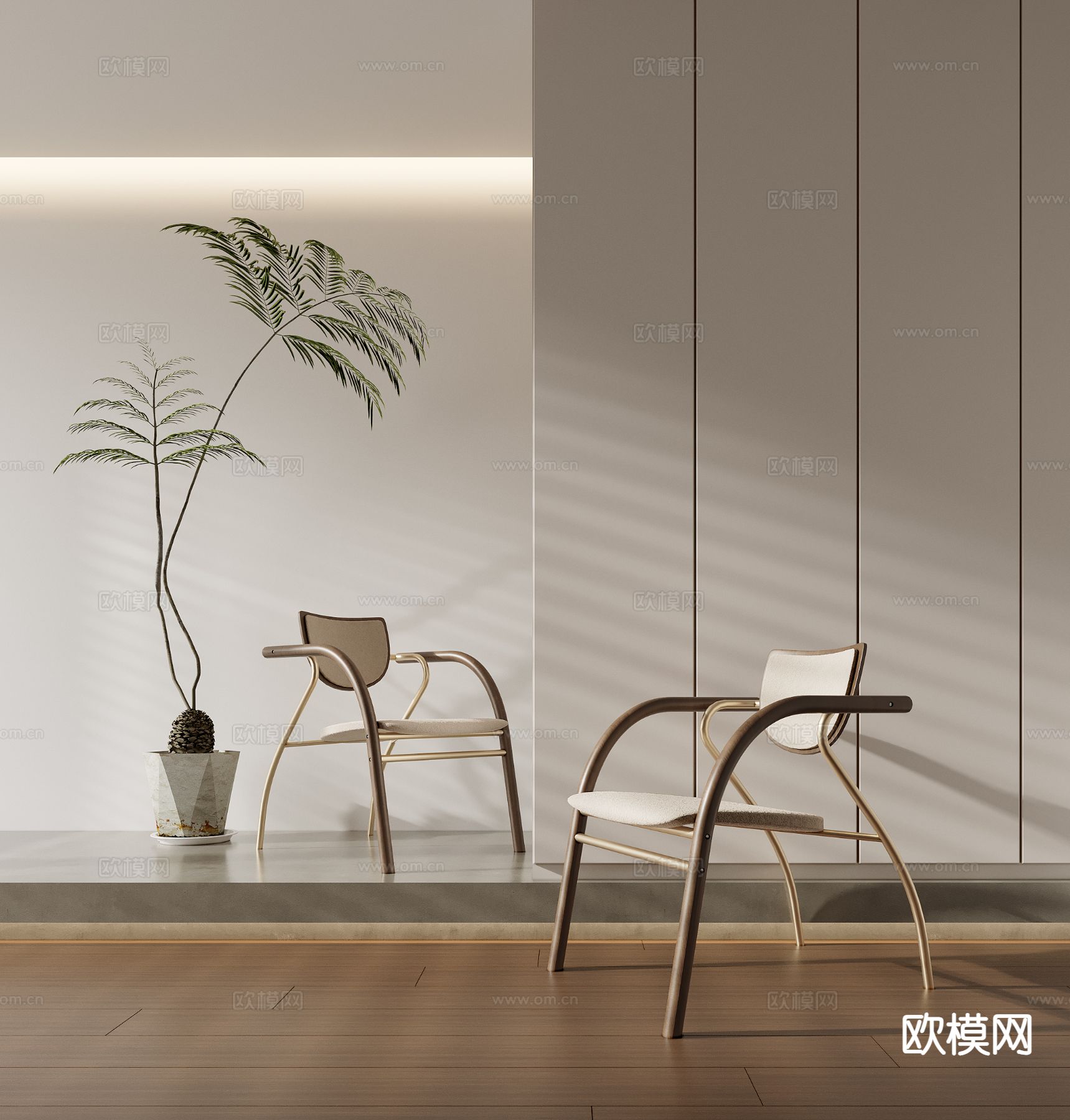 现代餐椅 单椅 椅子3d模型下载