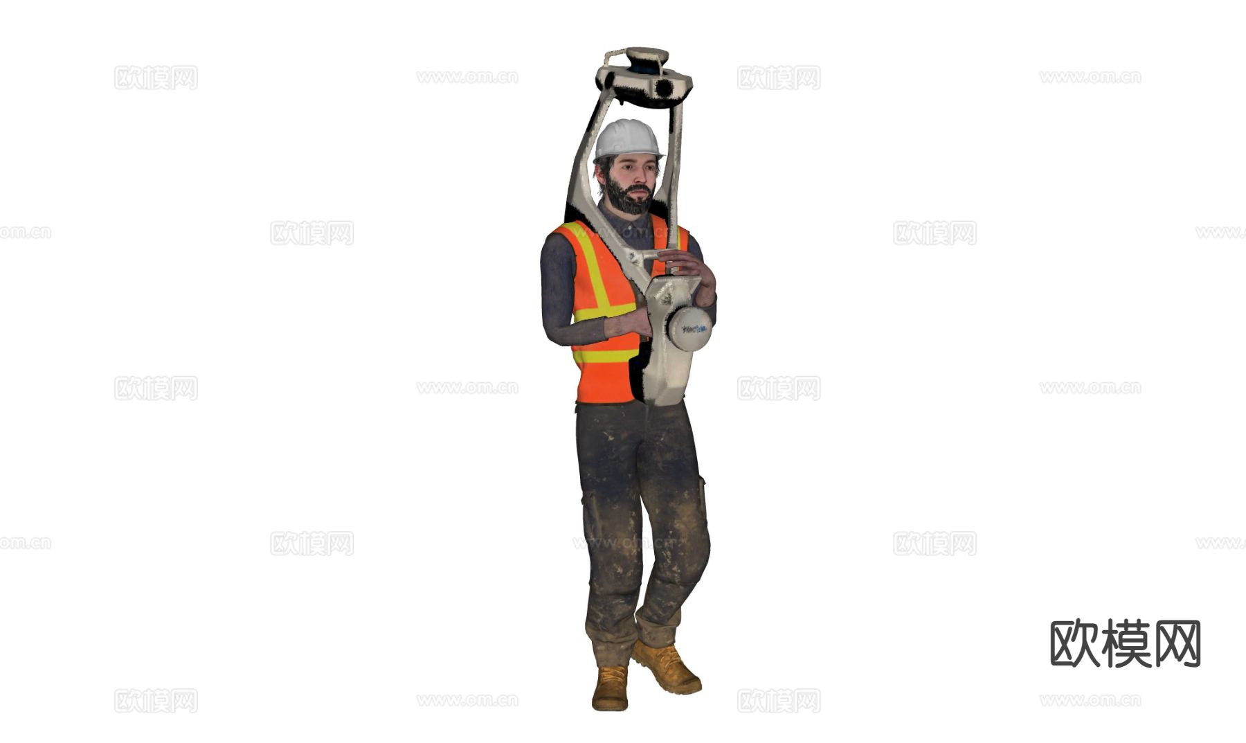 便携式远程激光 扫描仪su模型下载（渲染图1）