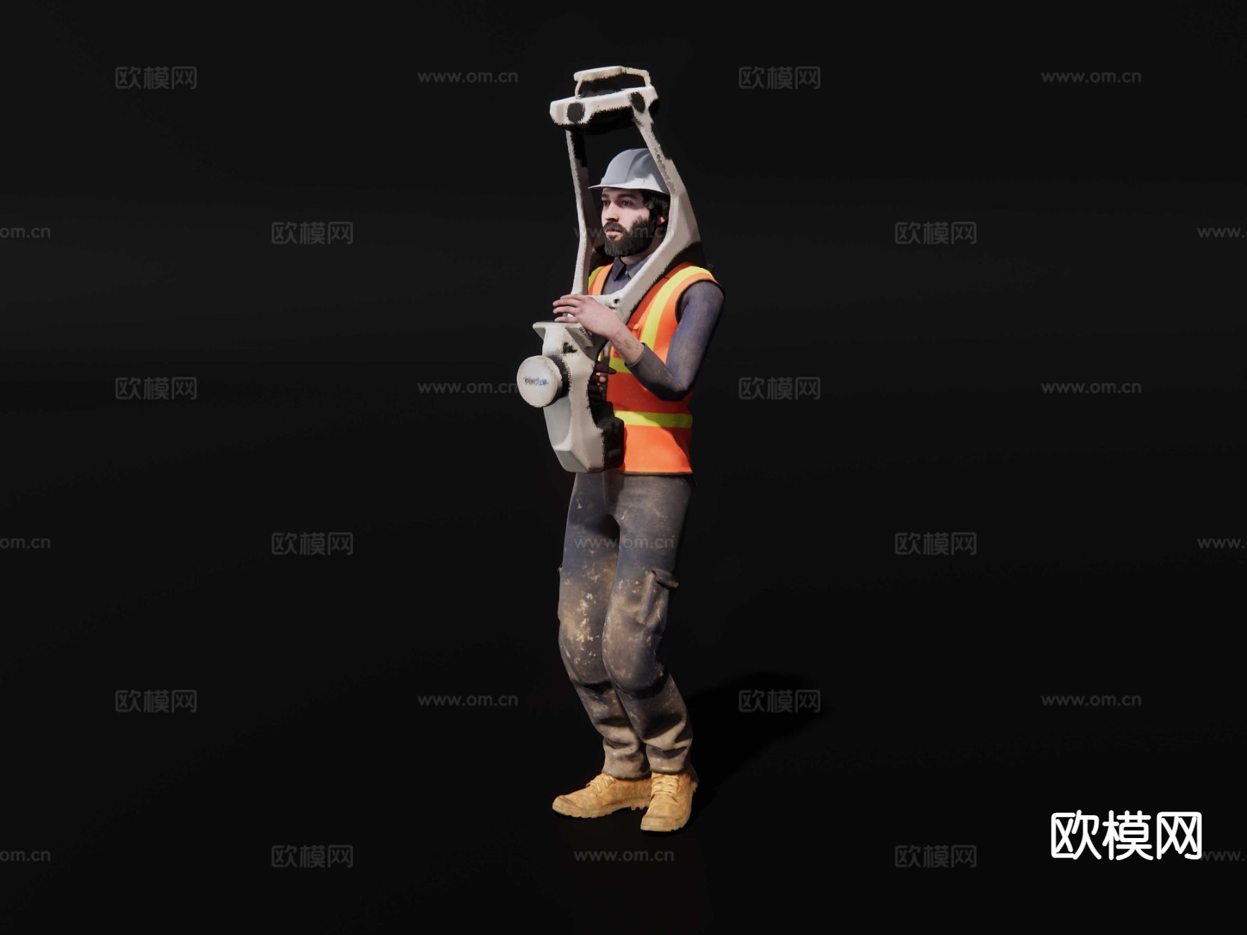 便携式远程激光 扫描仪su模型下载（渲染图2）