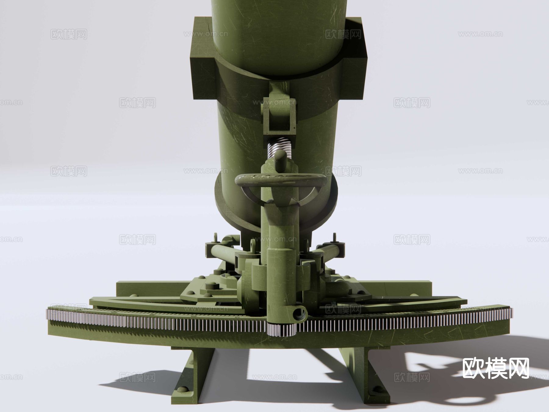 军事武器 掷弹筒 迫击炮su模型下载（渲染图4）